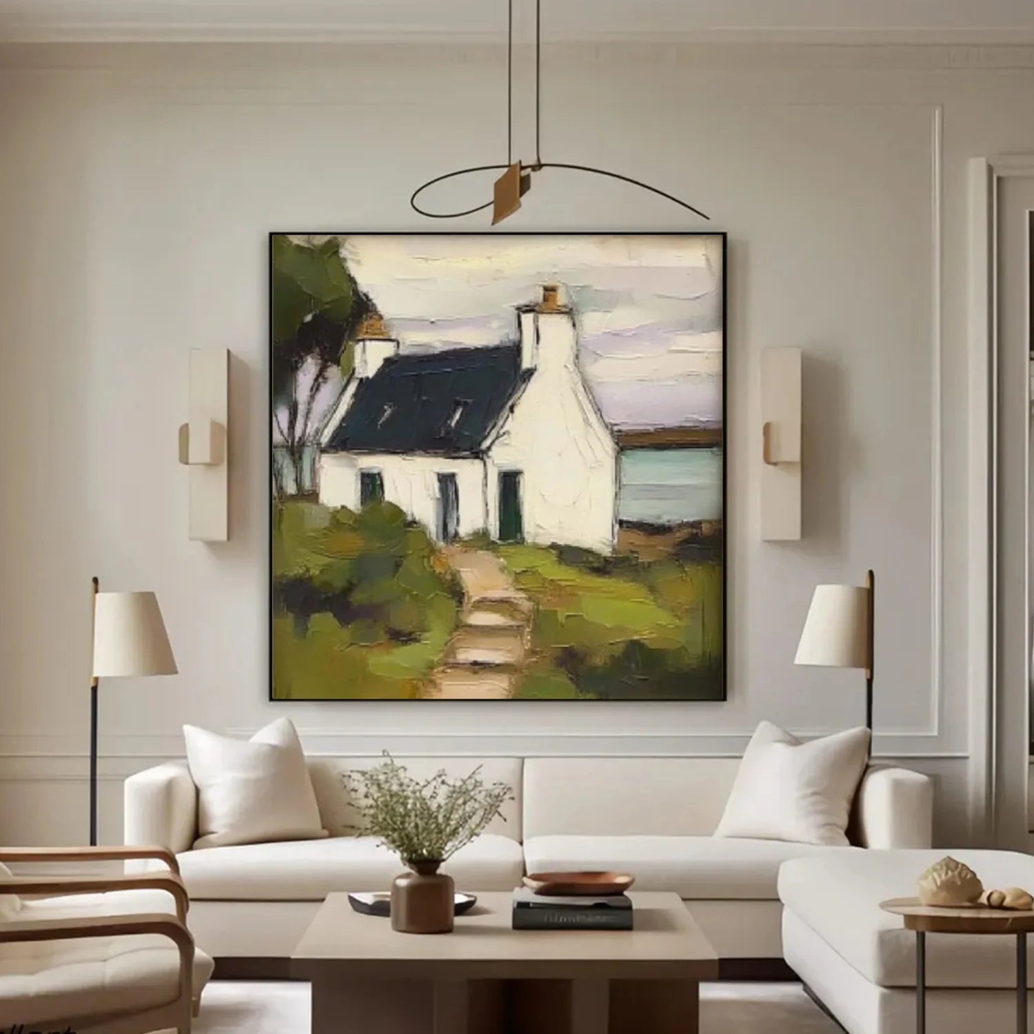 Abstract Canvas Art #WA800