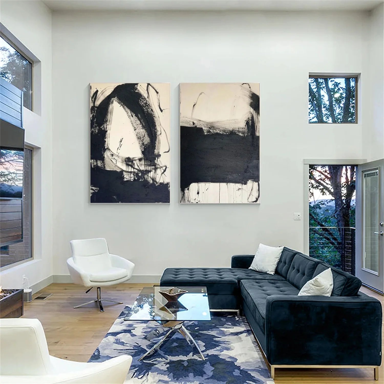 Abstract Tranquility Set of 2 #WA526