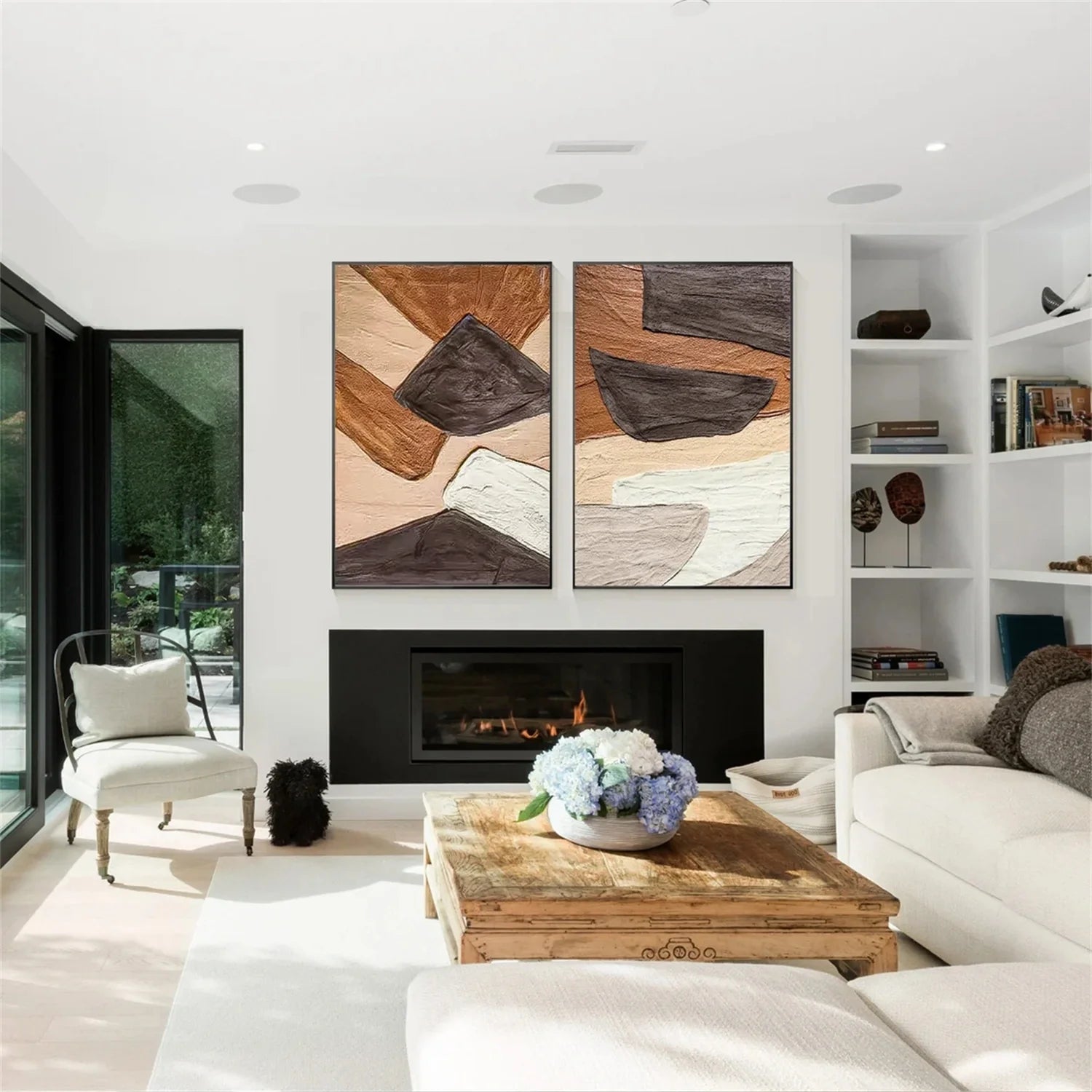 Abstract Tranquility Set of 2 #WA321