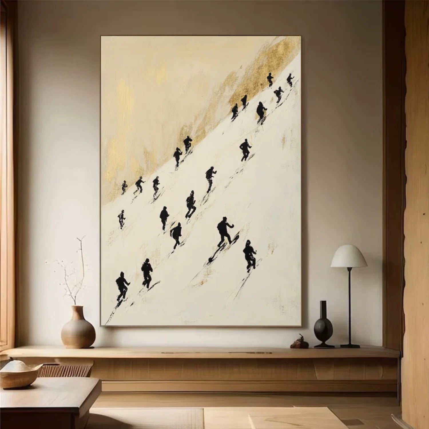 Skiing Sport_Wall Art #AS035