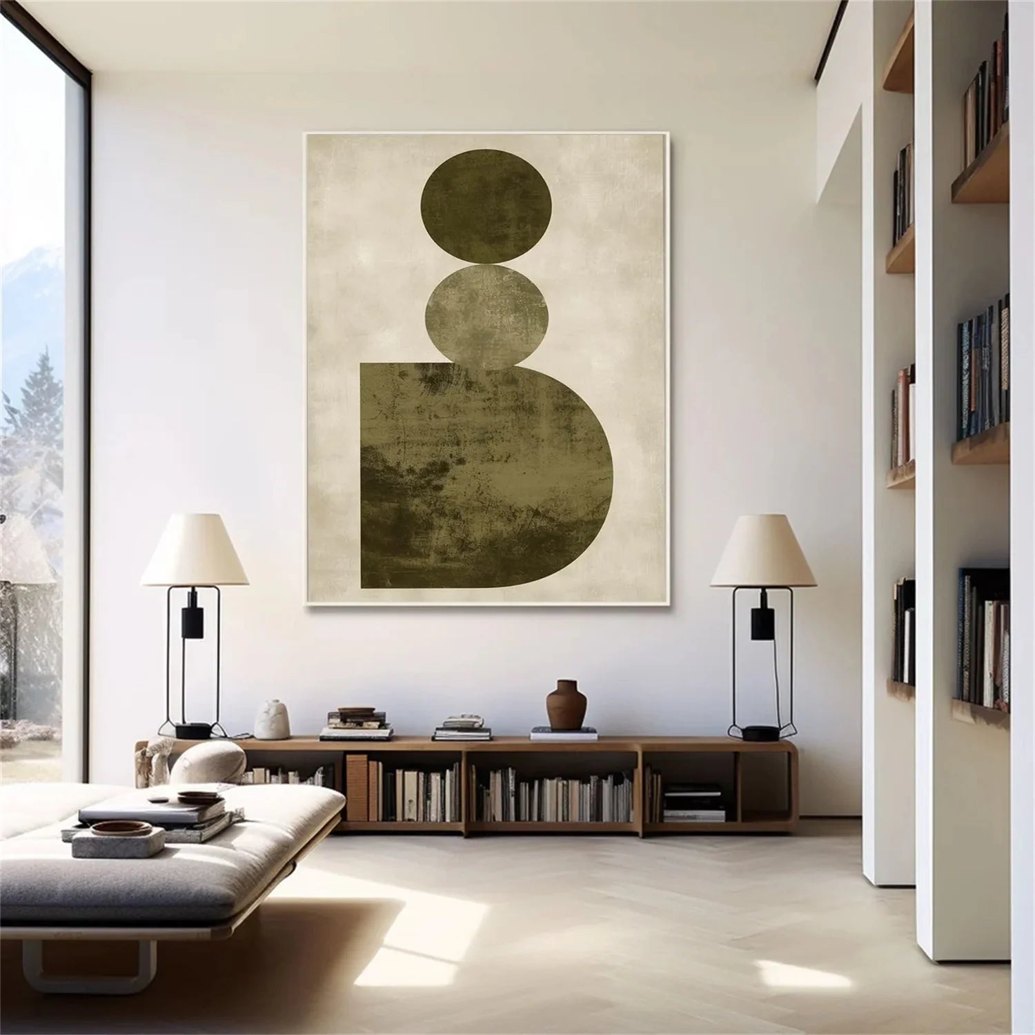 Abstract Canvas Art #WA744