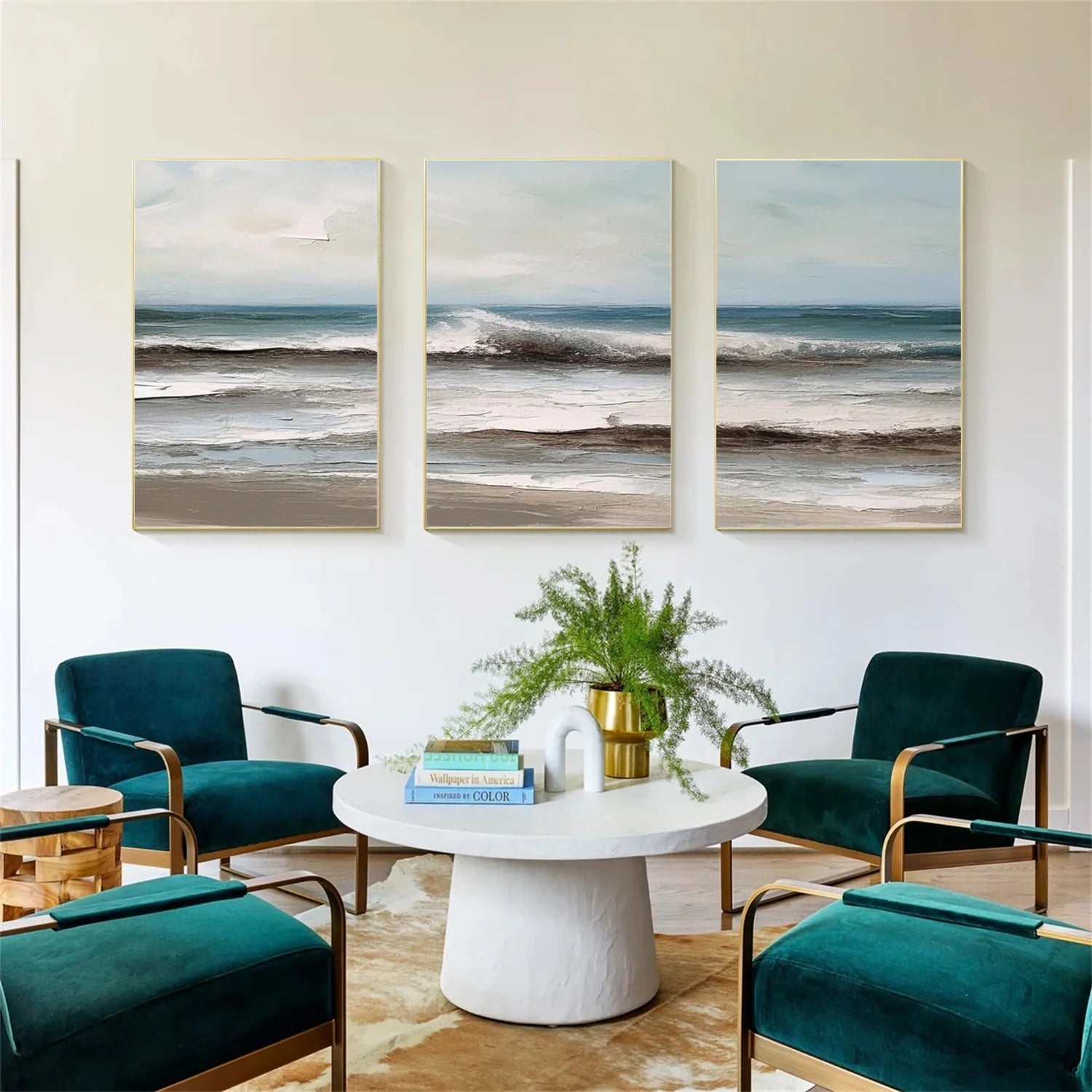 Sea & Sky Textured Art Set of 3 #SK109