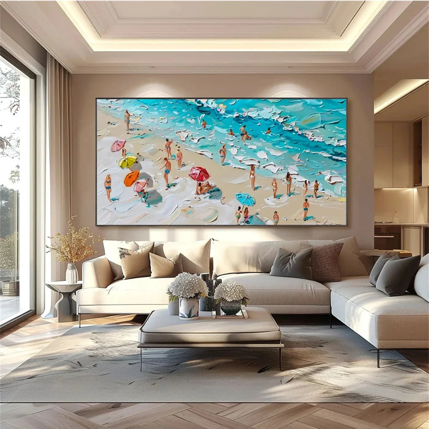 Sea & Sky Textured Art #SK094