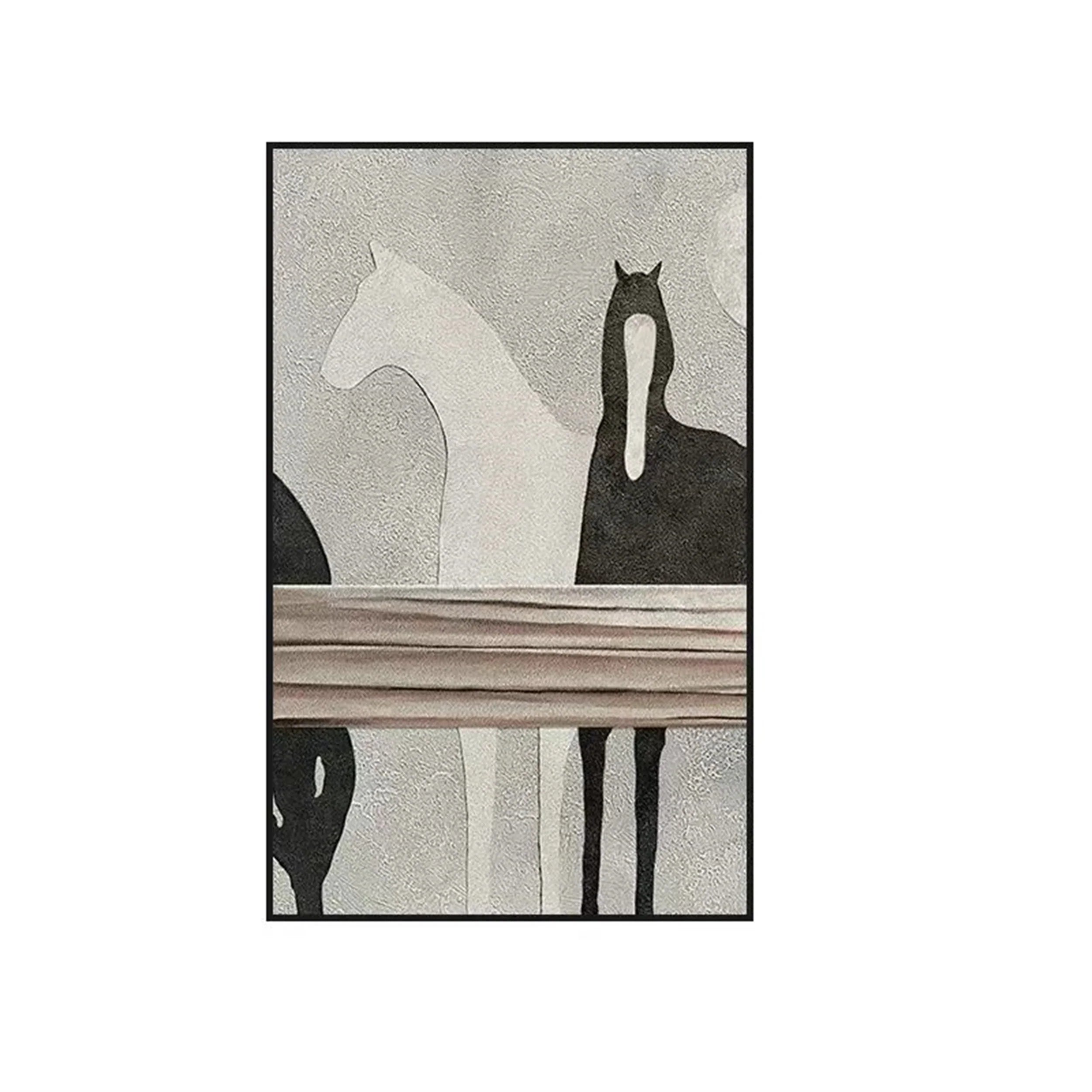 Colorful Horse Abstract Animal Wall Art #AM024