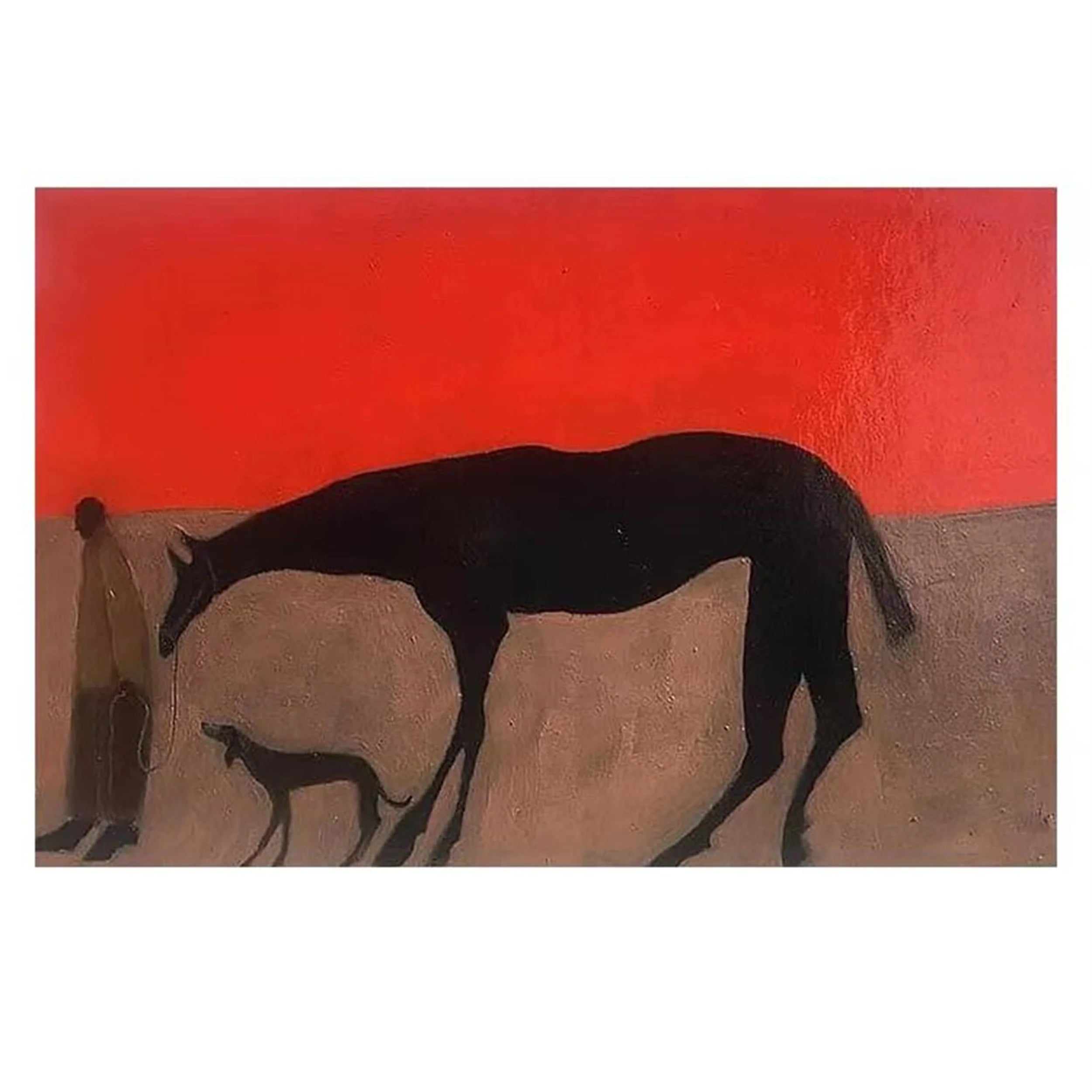 Colorful Horse Abstract Animal Wall Art #AM025