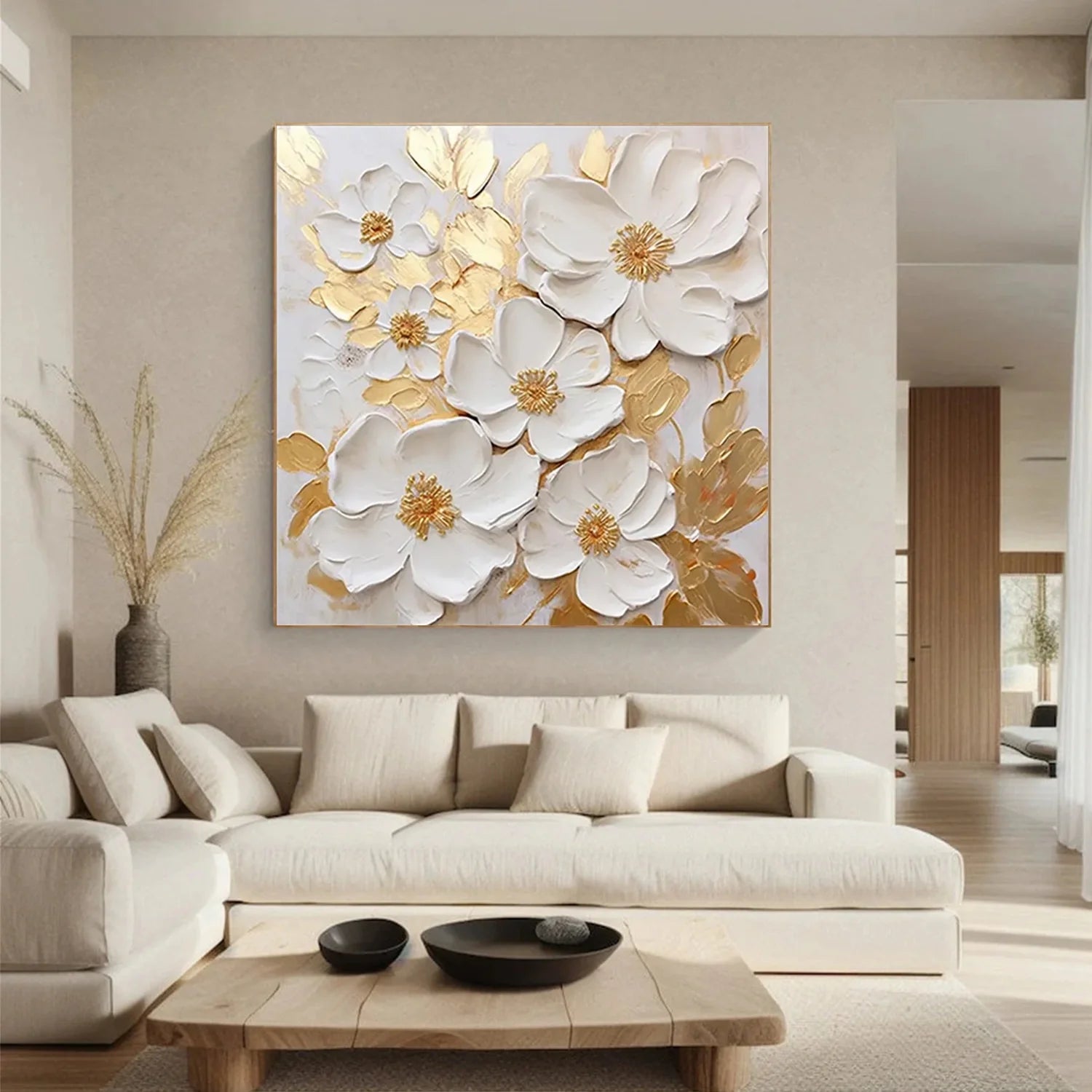 Flower & Tree Abstract Wall Art #FT090