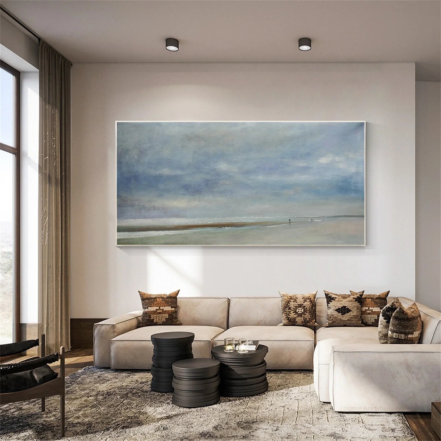 Sea & Sky Abstract Wall Art #SK163