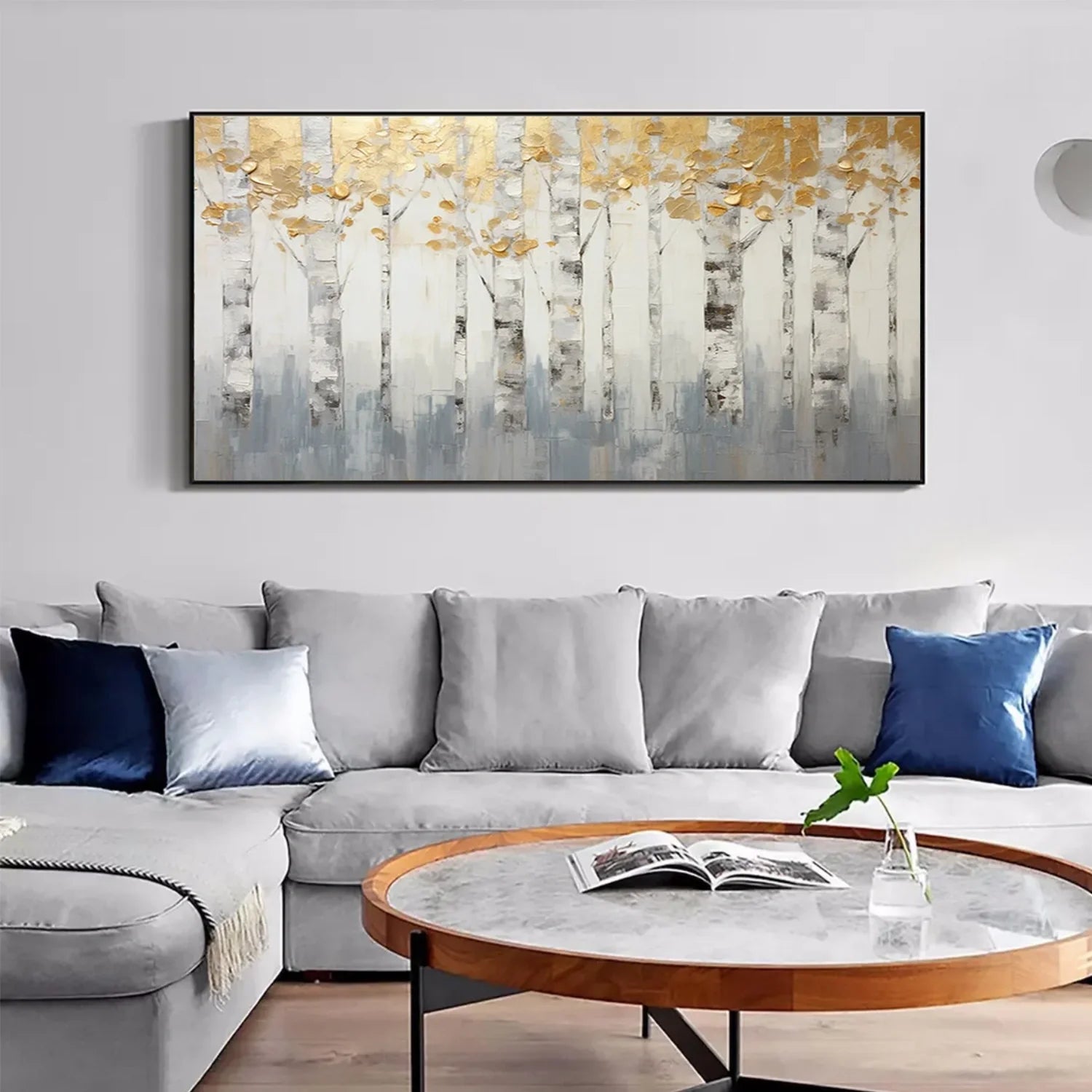 Flower & Tree Abstract Wall Art #FT137