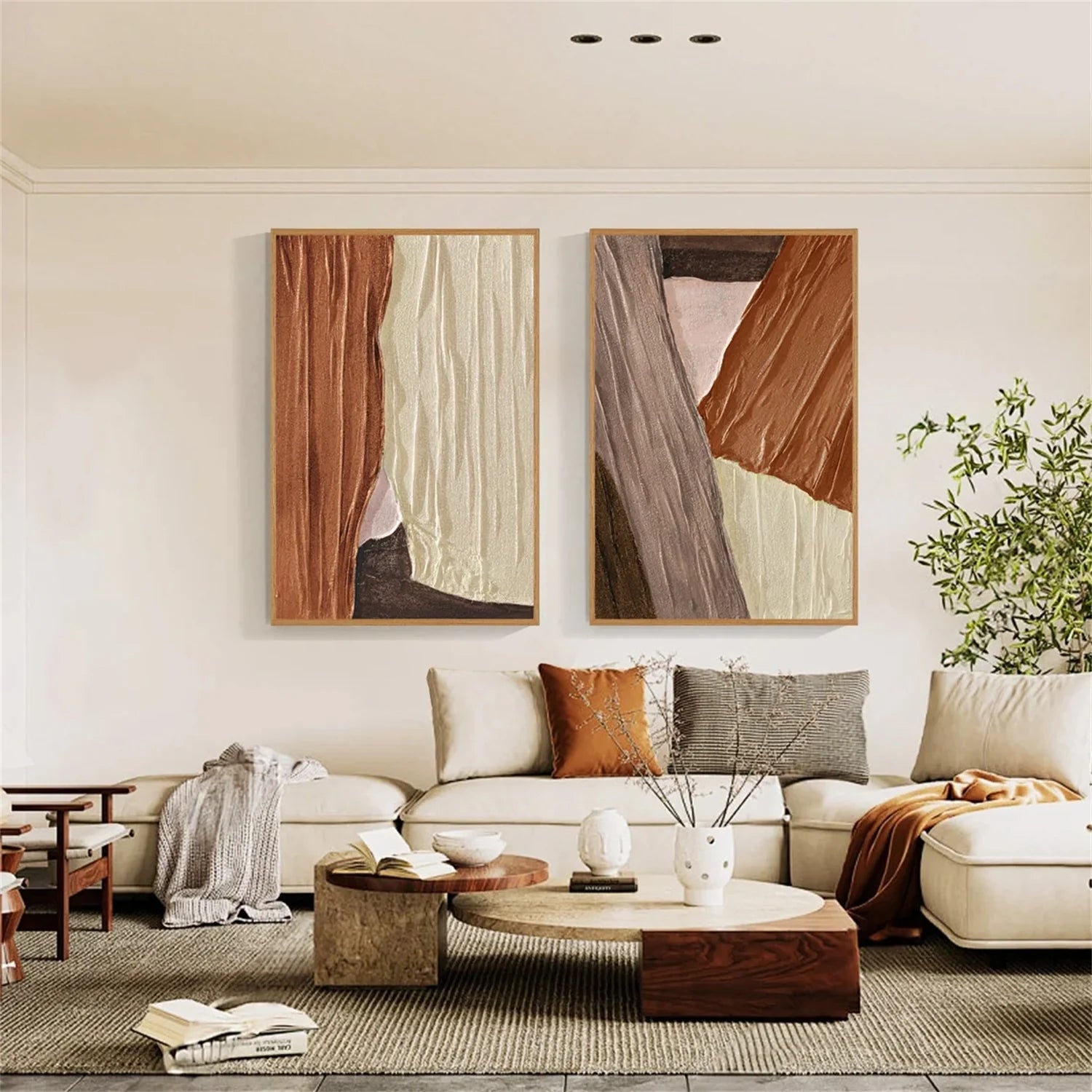 Abstract Tranquility Set of 2 #WA319