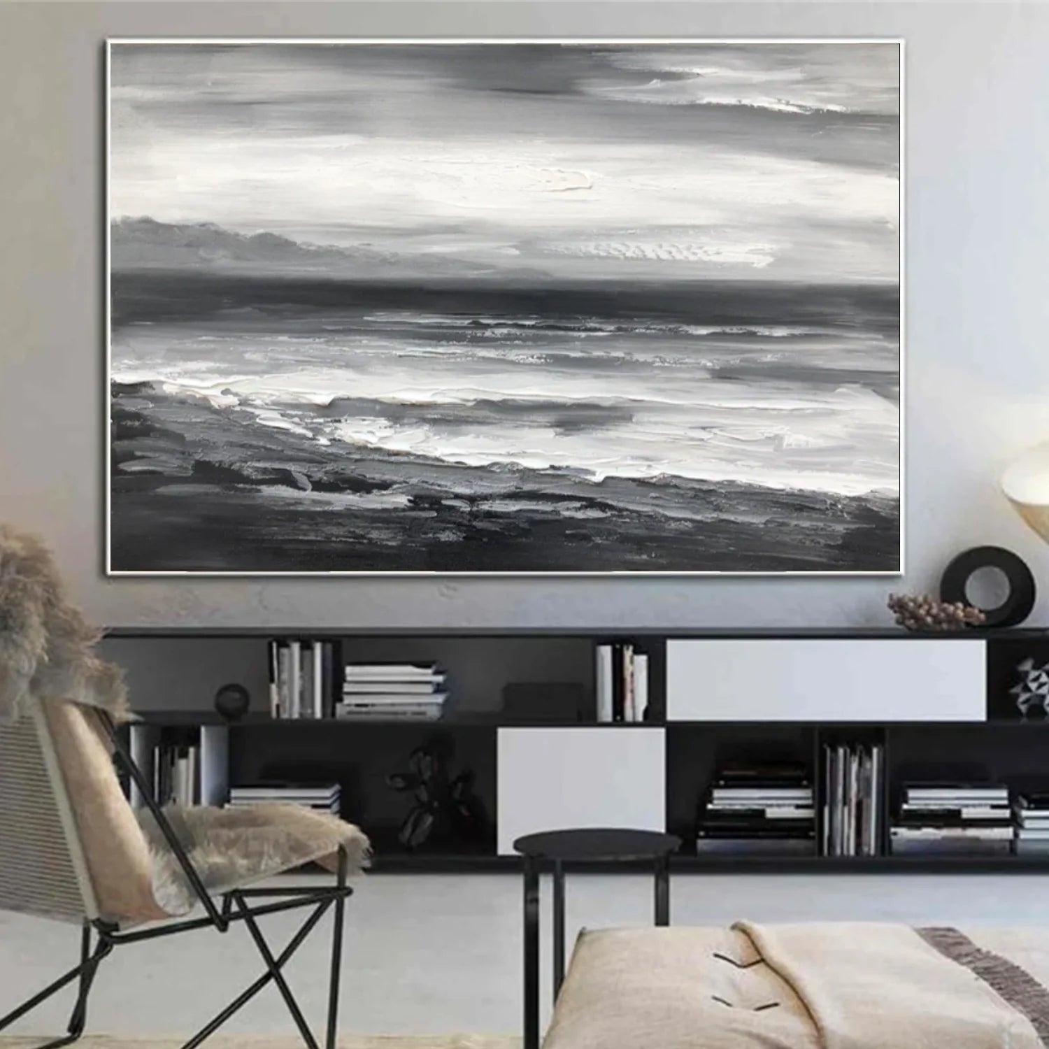 Sea & Sky Abstract_Textured_Wall Art #SK182