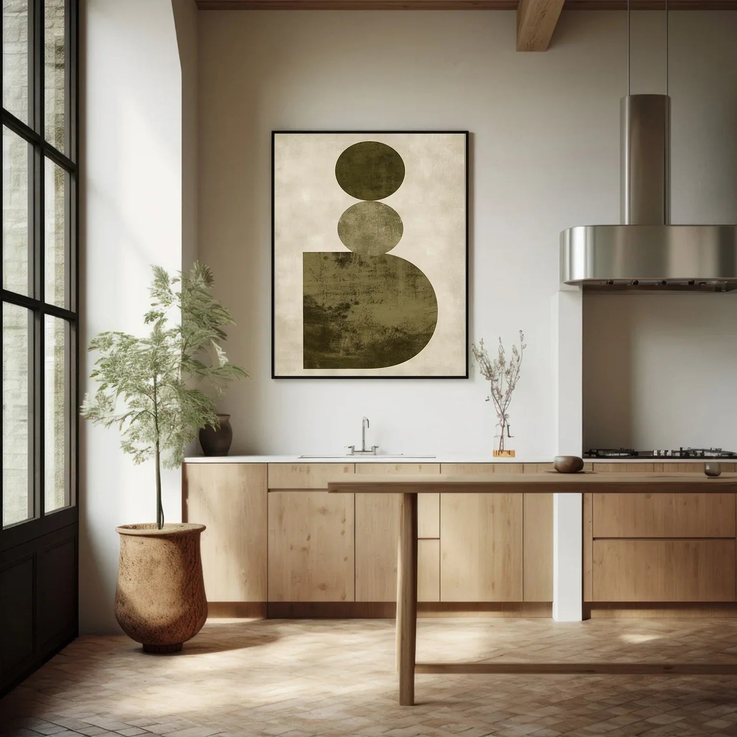 Abstract Canvas Art #WA744