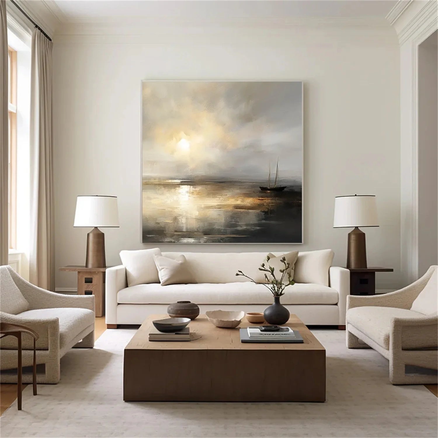 Minimalist Sea & Sky Art #SK120