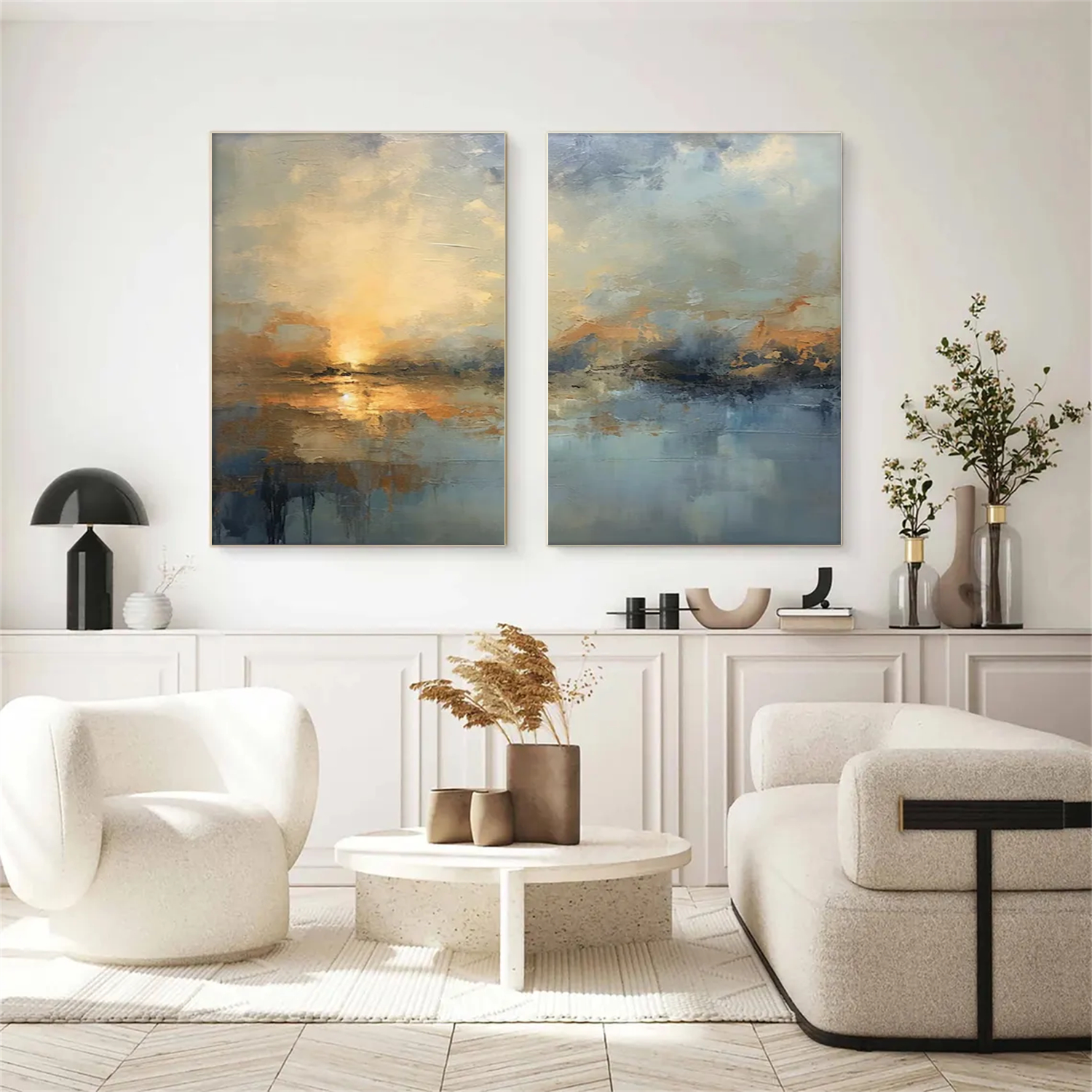 Abstract Tranquility Set of 2 #WA418