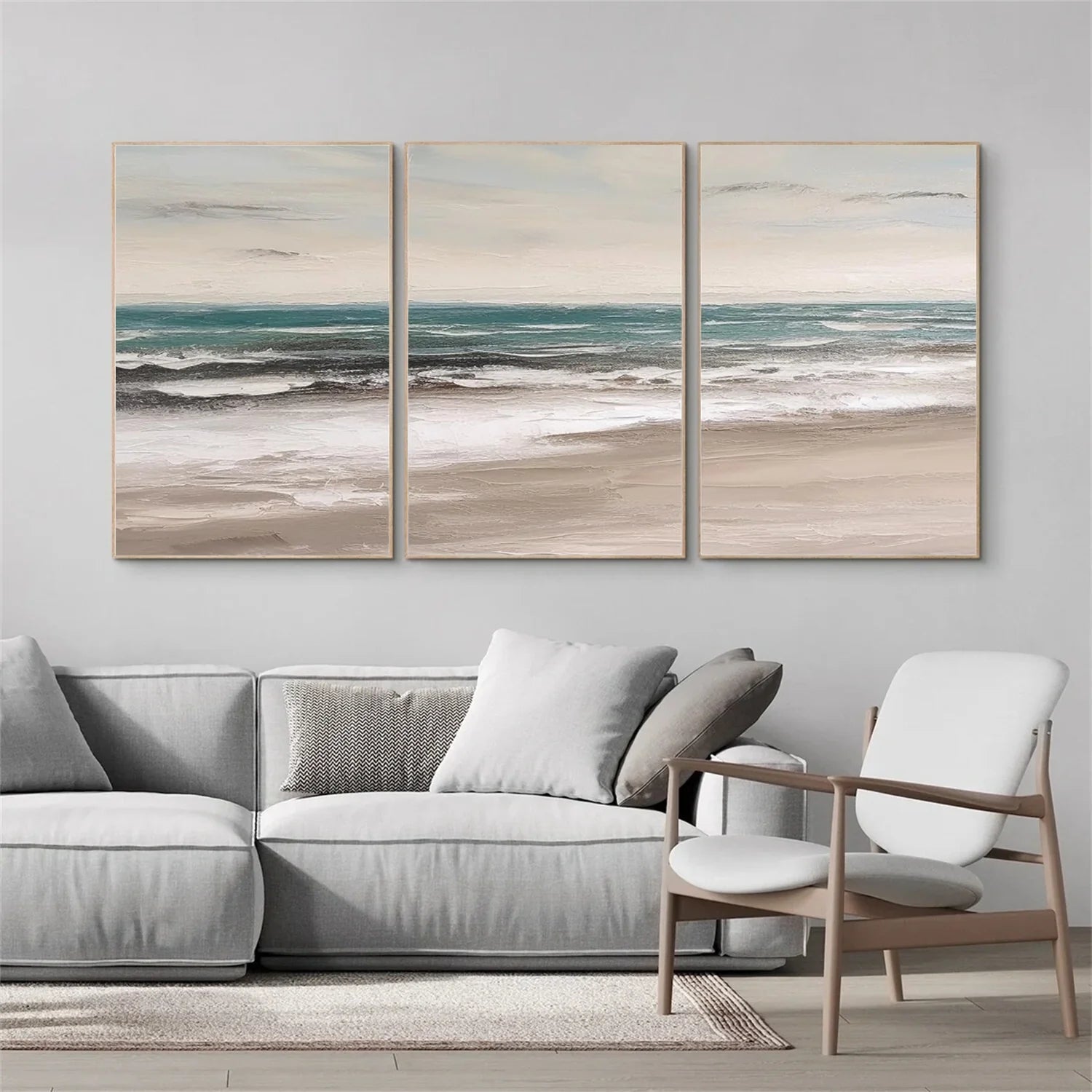 Sea & Sky Textured Art Set of 3 #SK108