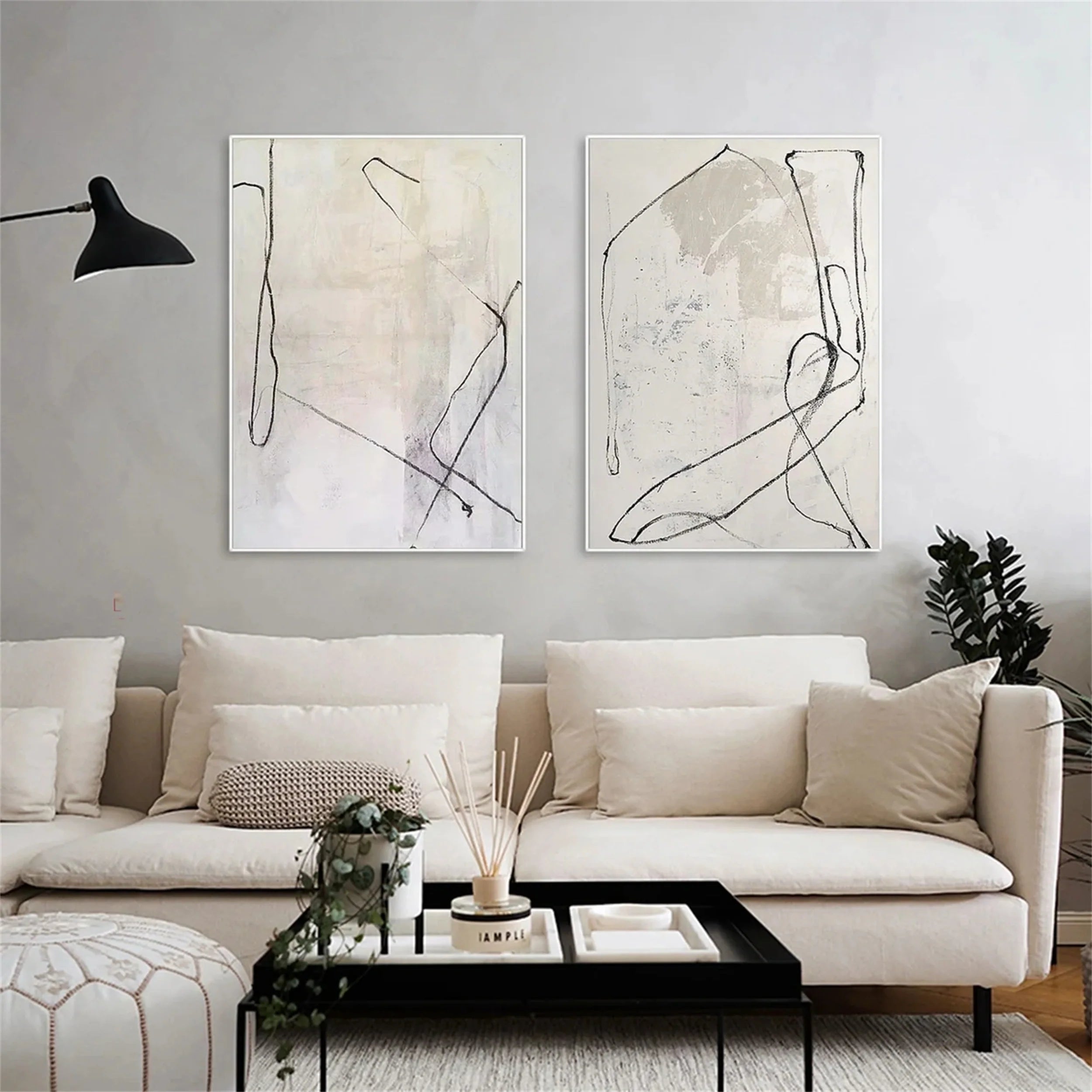 Abstract Tranquility Set of 2 #WA113
