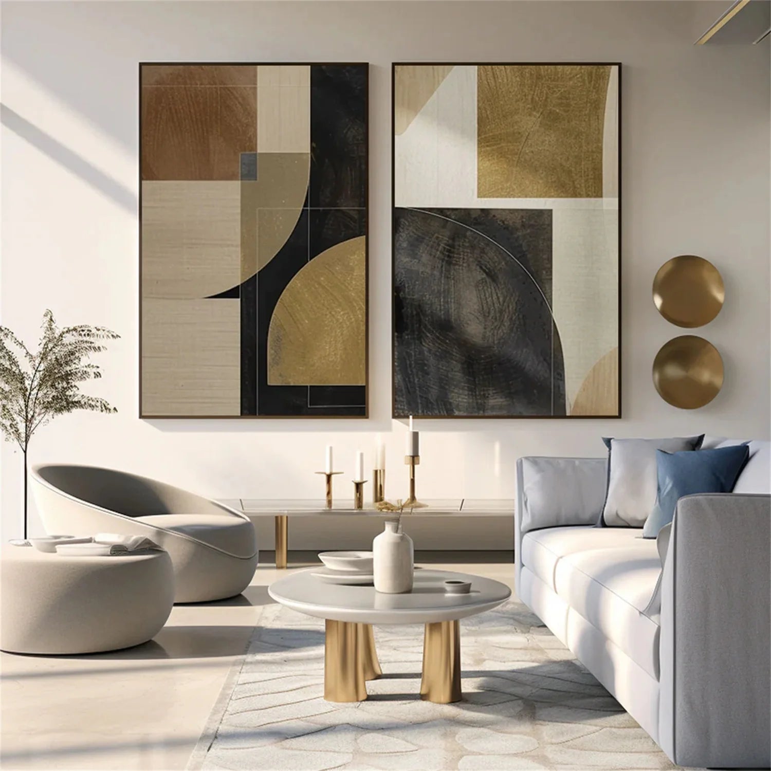 Abstract Tranquility Set of 2 #WA285