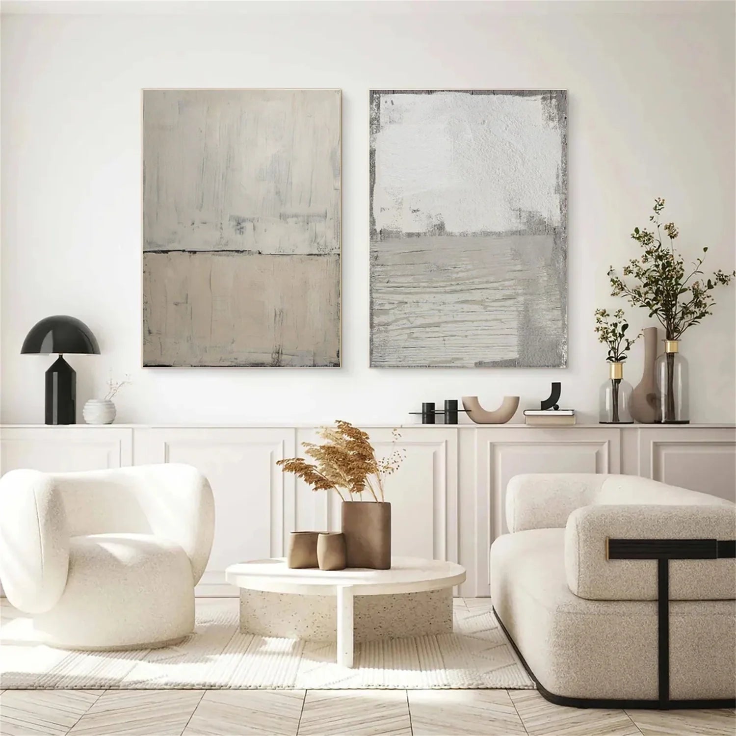 Wabi Sabi Canvas Art Set of 2 #WA725