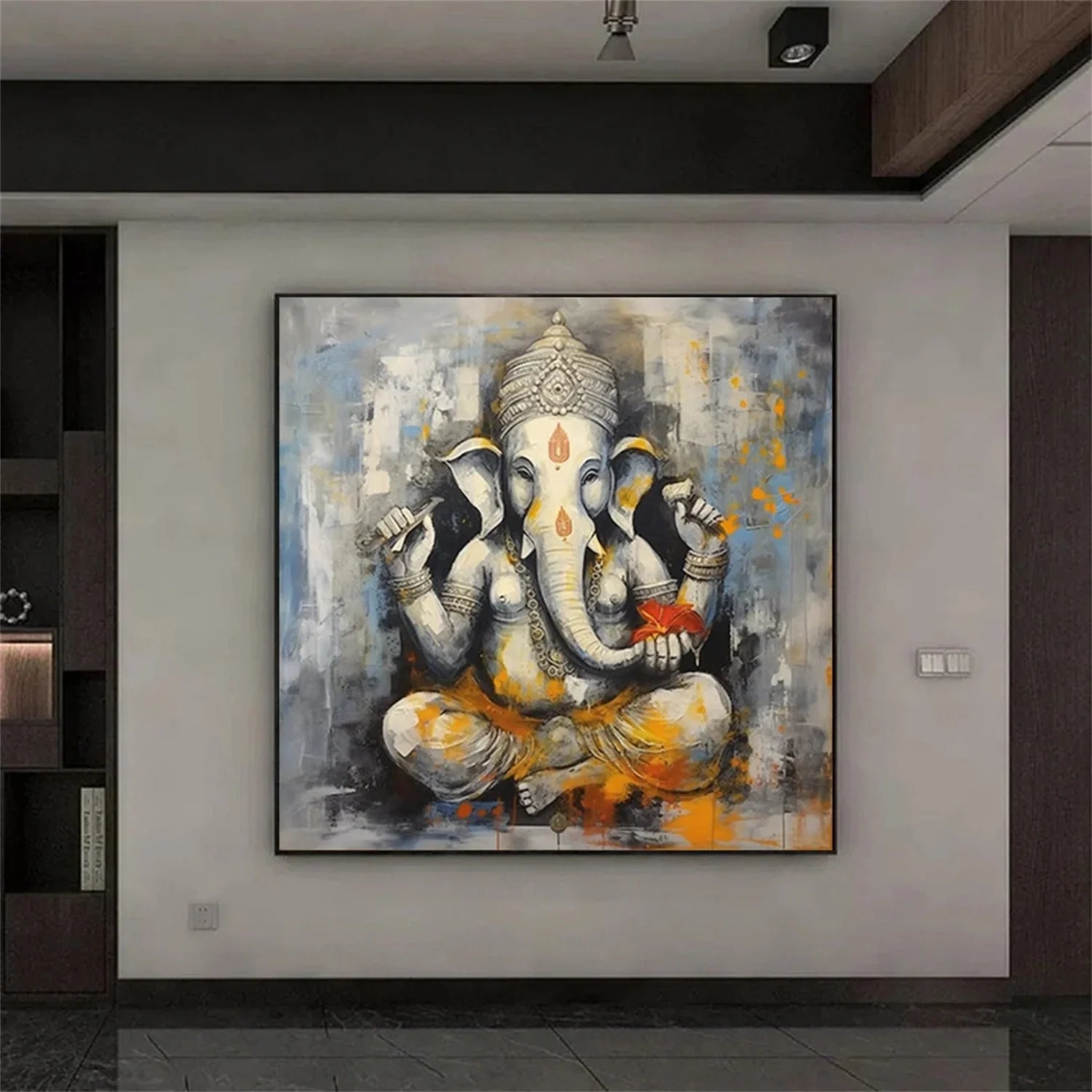 Colorful Abstract Animal Wall Art #AM061