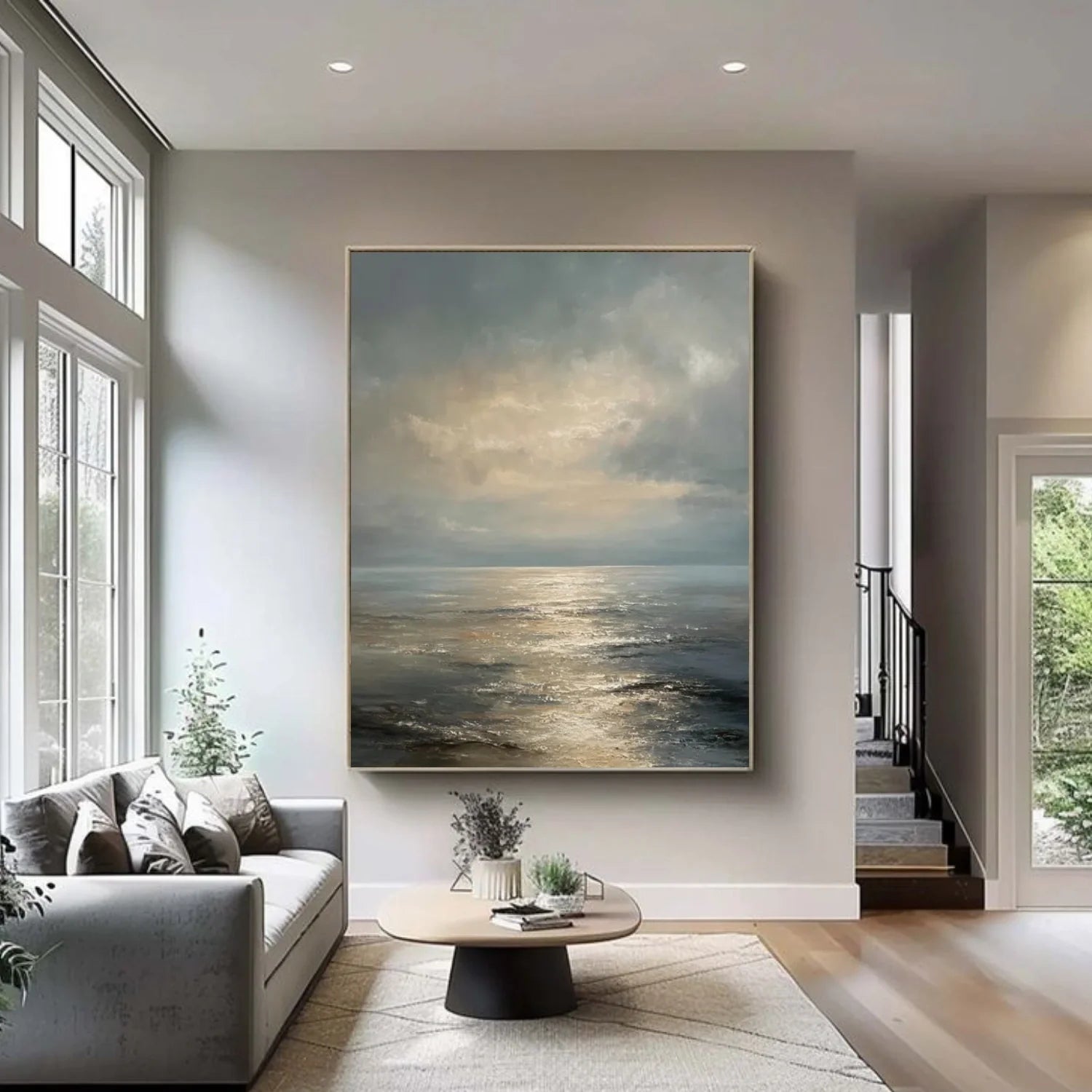 Sea & Sky Abstract_Wall Art #SK187