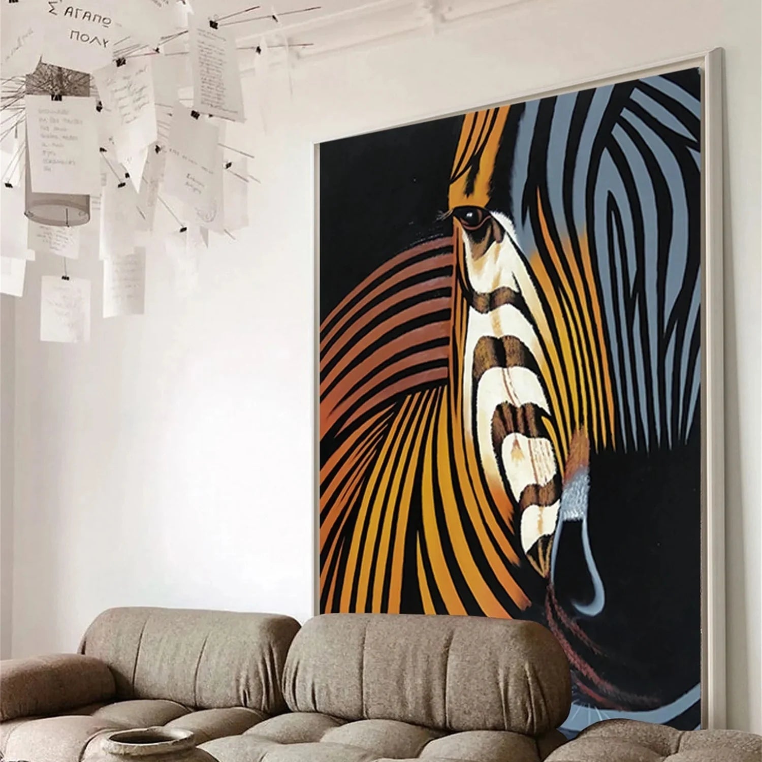 Colorful Abstract Animal Wall Art #AM067