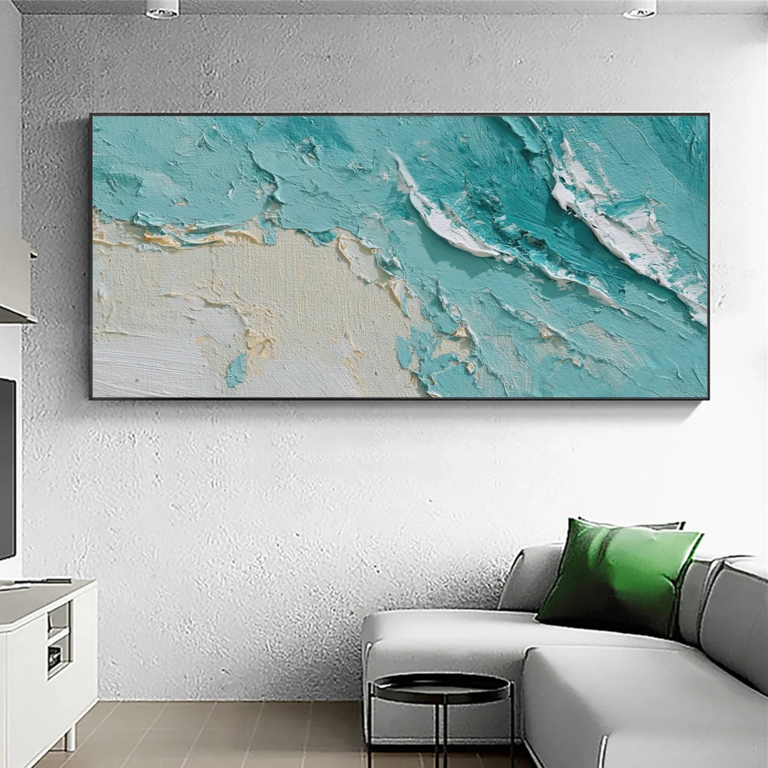 Sea & Sky Abstract_Textured_Wall Art #SK154