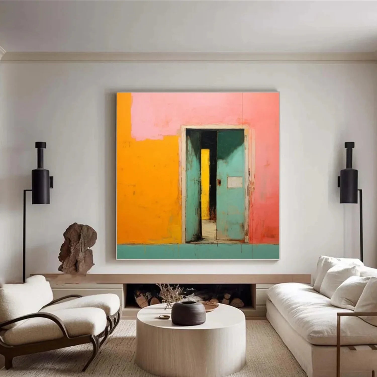 Abstract Canvas Art #WA831