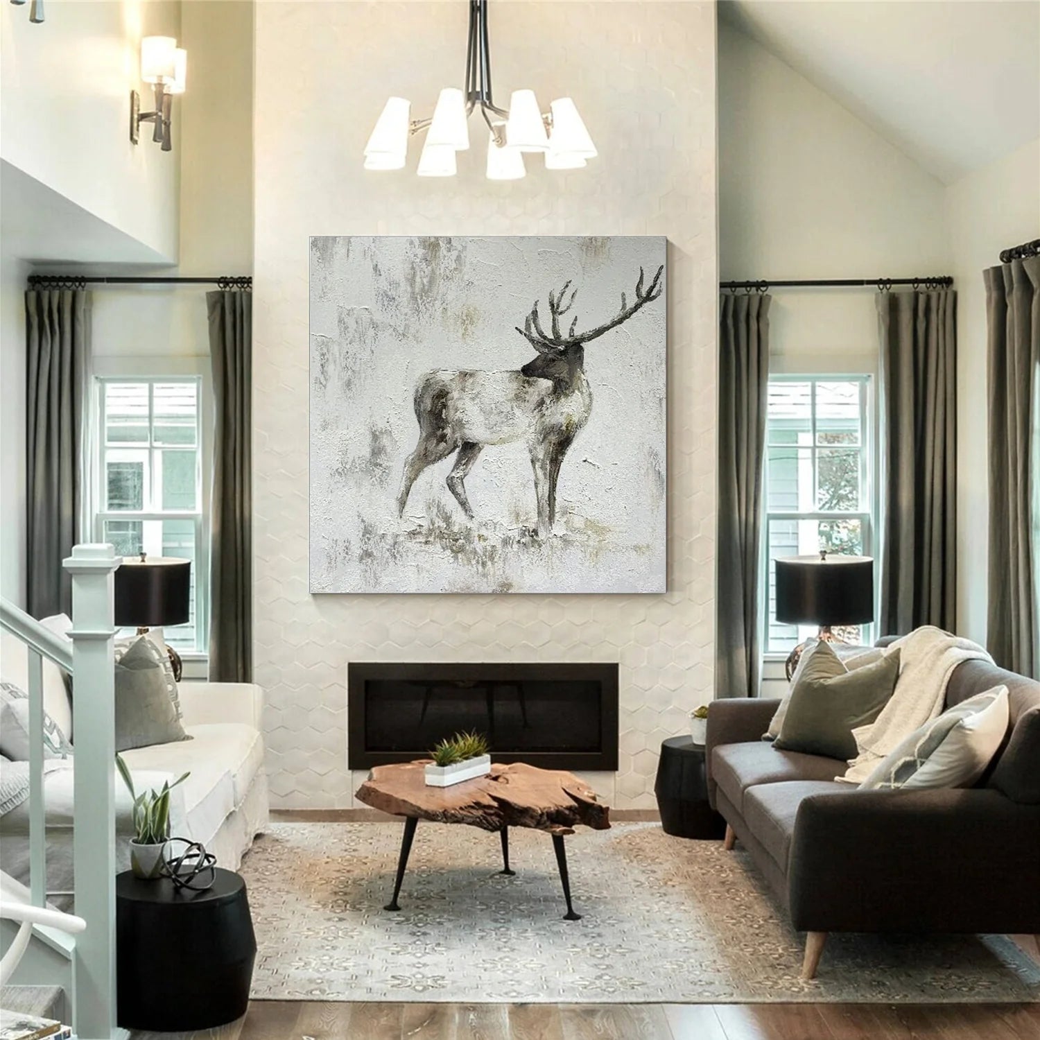 Abstract Animal Wall Art #AM137