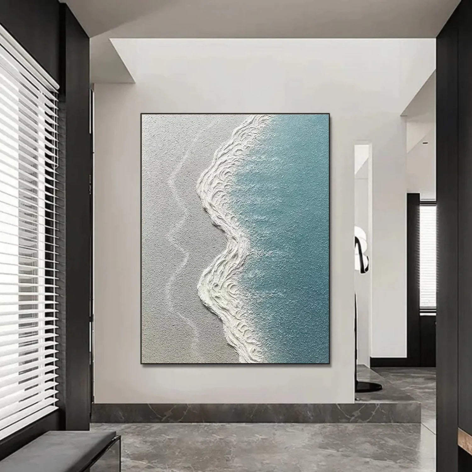 Sea & Sky Abstract_Textured_Wall Art #SK171