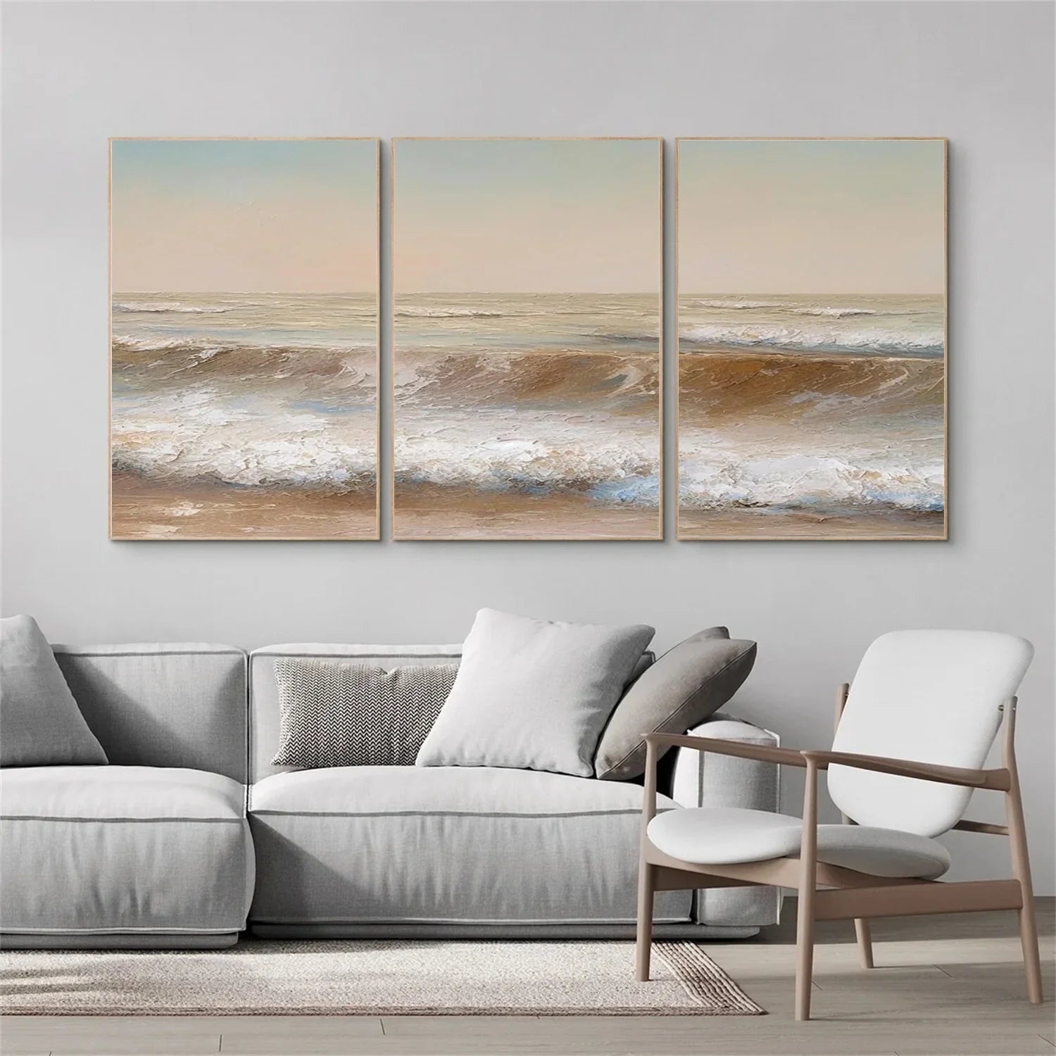 Sea & Sky Textured Art Set of 3 #SK107