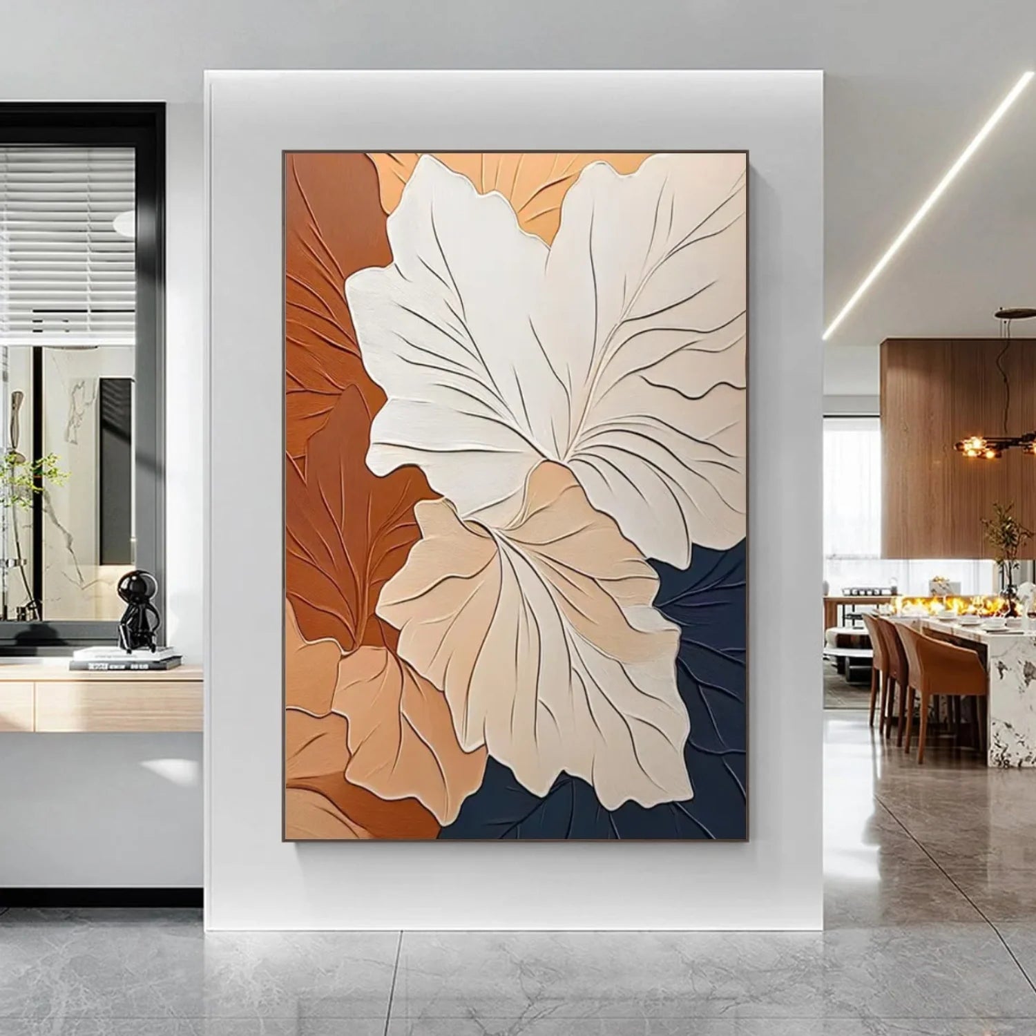 Flower & Tree Abstract_Wall Art #FT163