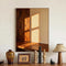 Hand-Painted Sunlight Window Shadow Oil Painting #MZ213