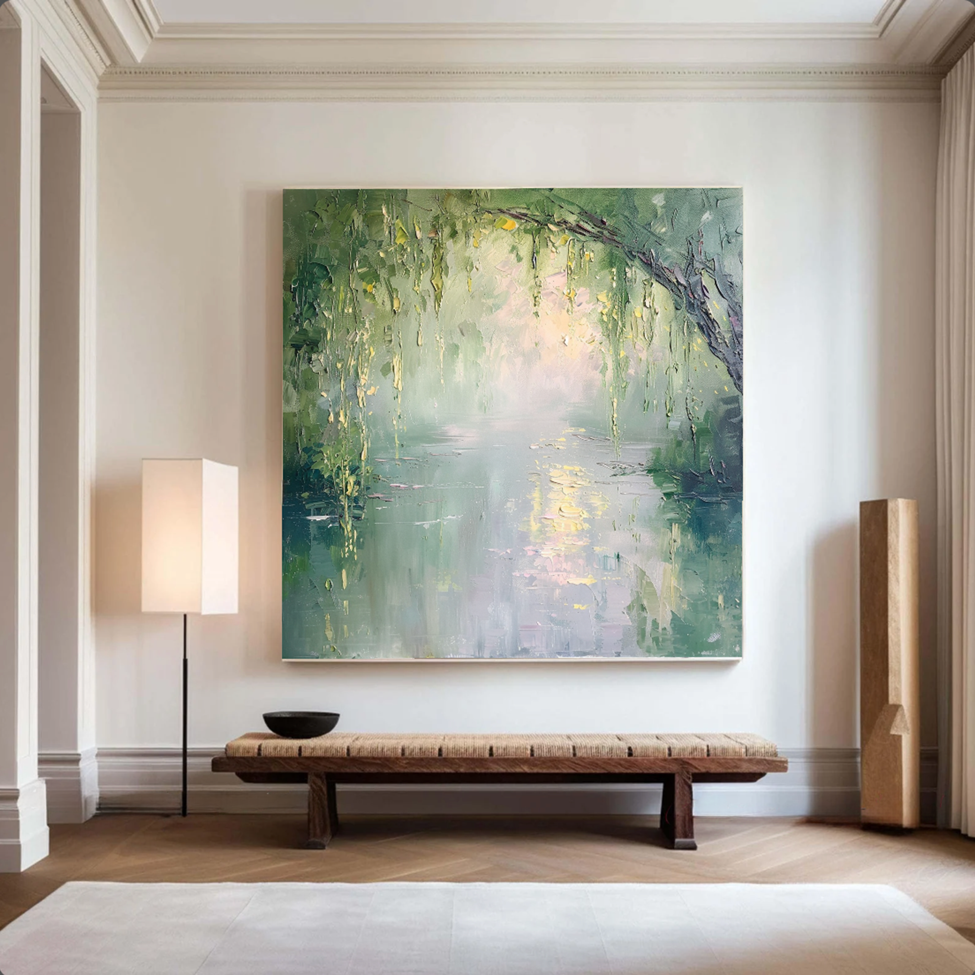 Impressionist Water Landscape Wall Art #FT340