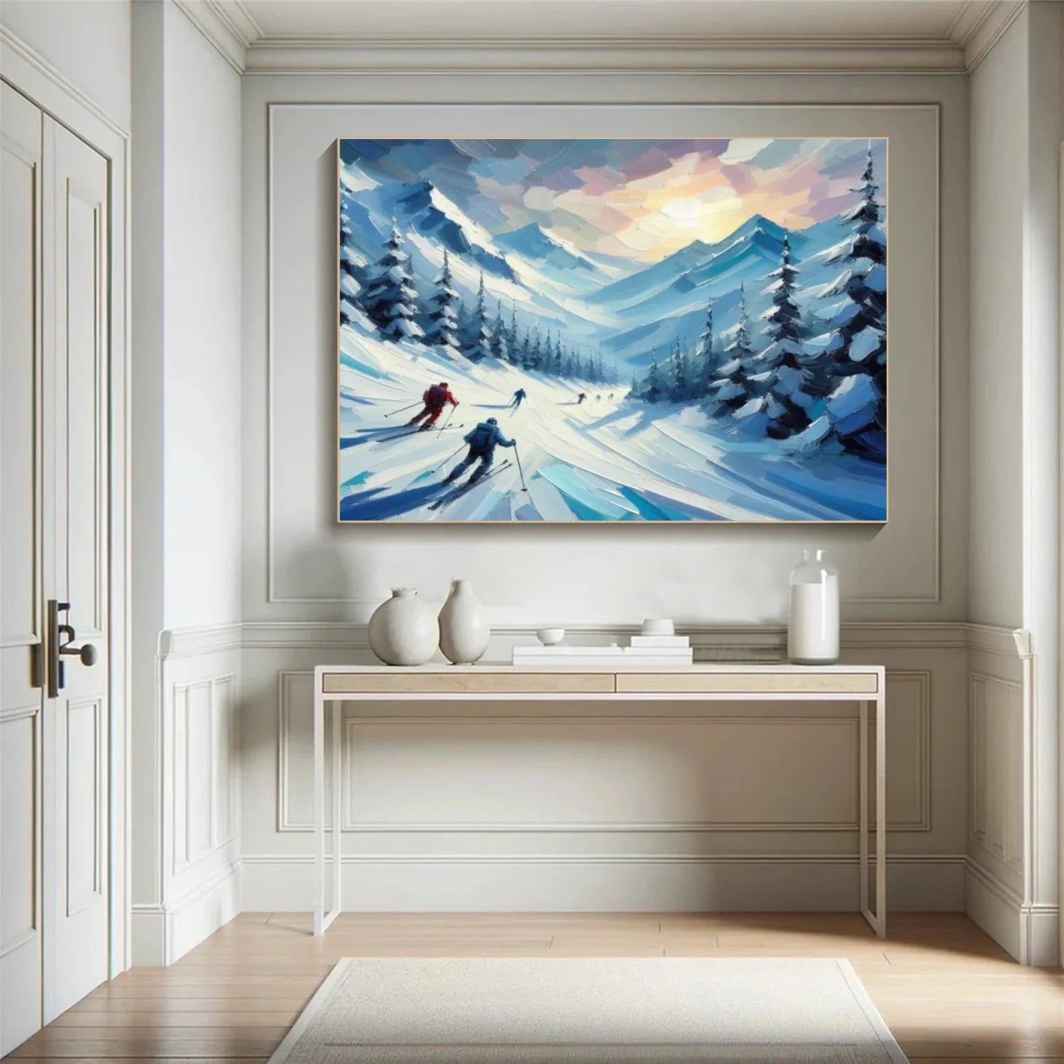 Skiing Sport_Wall Art #AS053