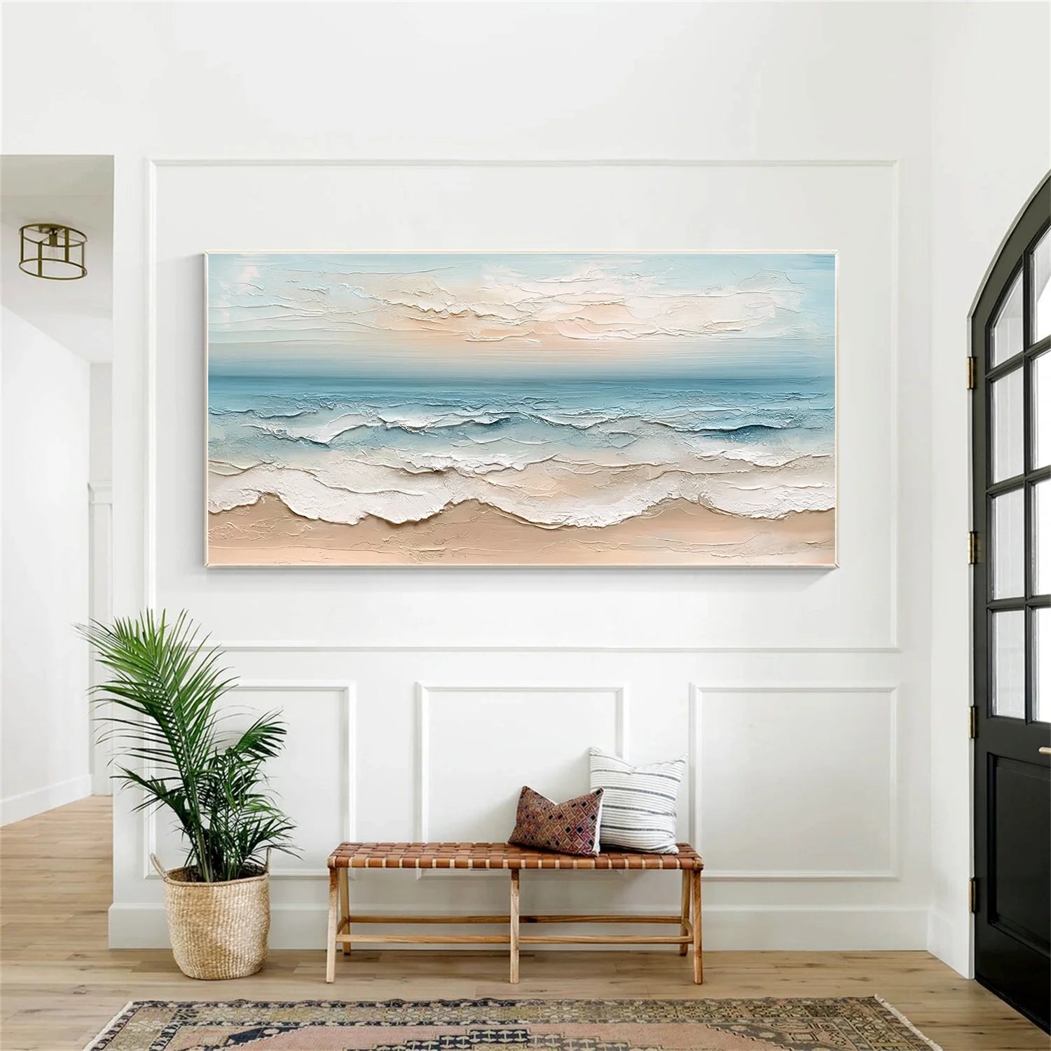 Sea & Sky Abstract_Textured_Wall Art #SK137