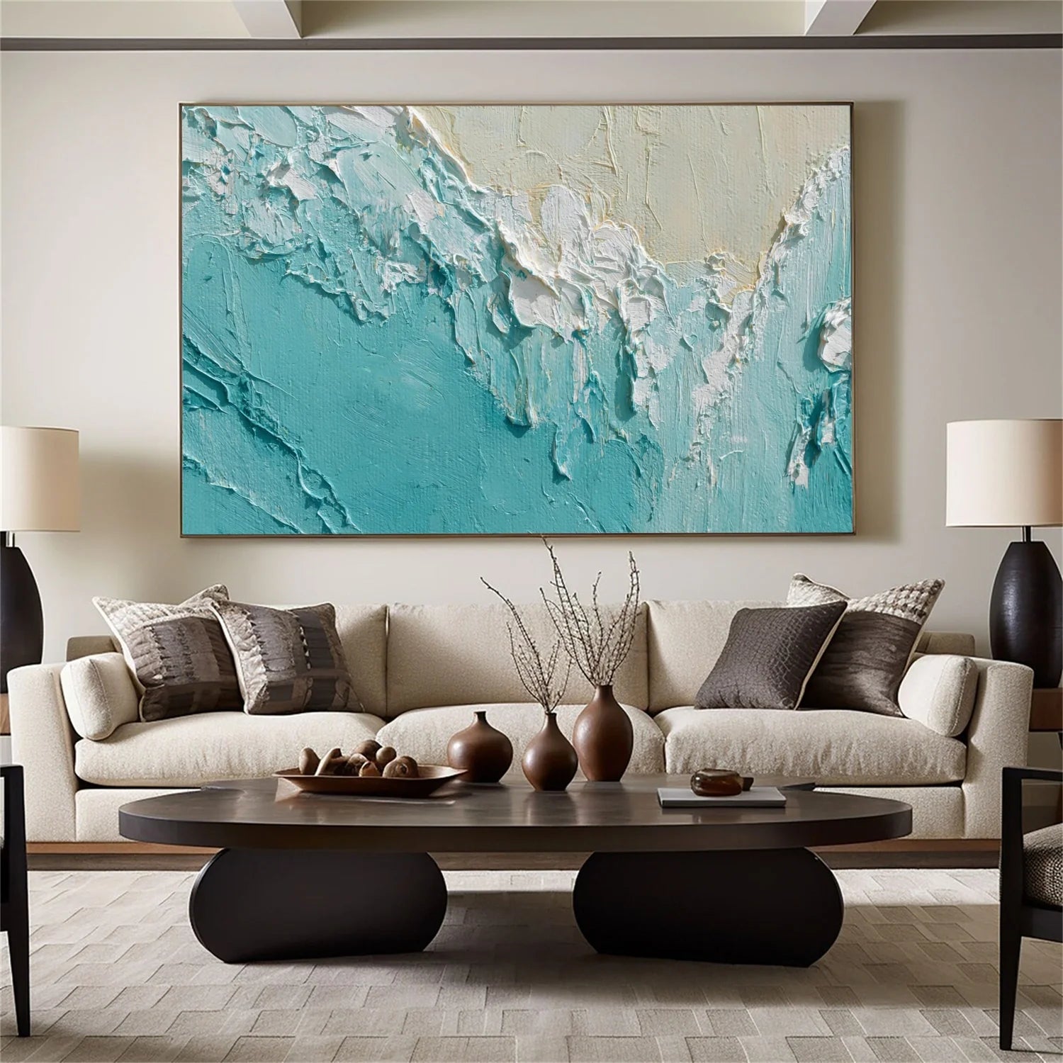 Sea & Sky Abstract_Textured_Wall Art #SK151