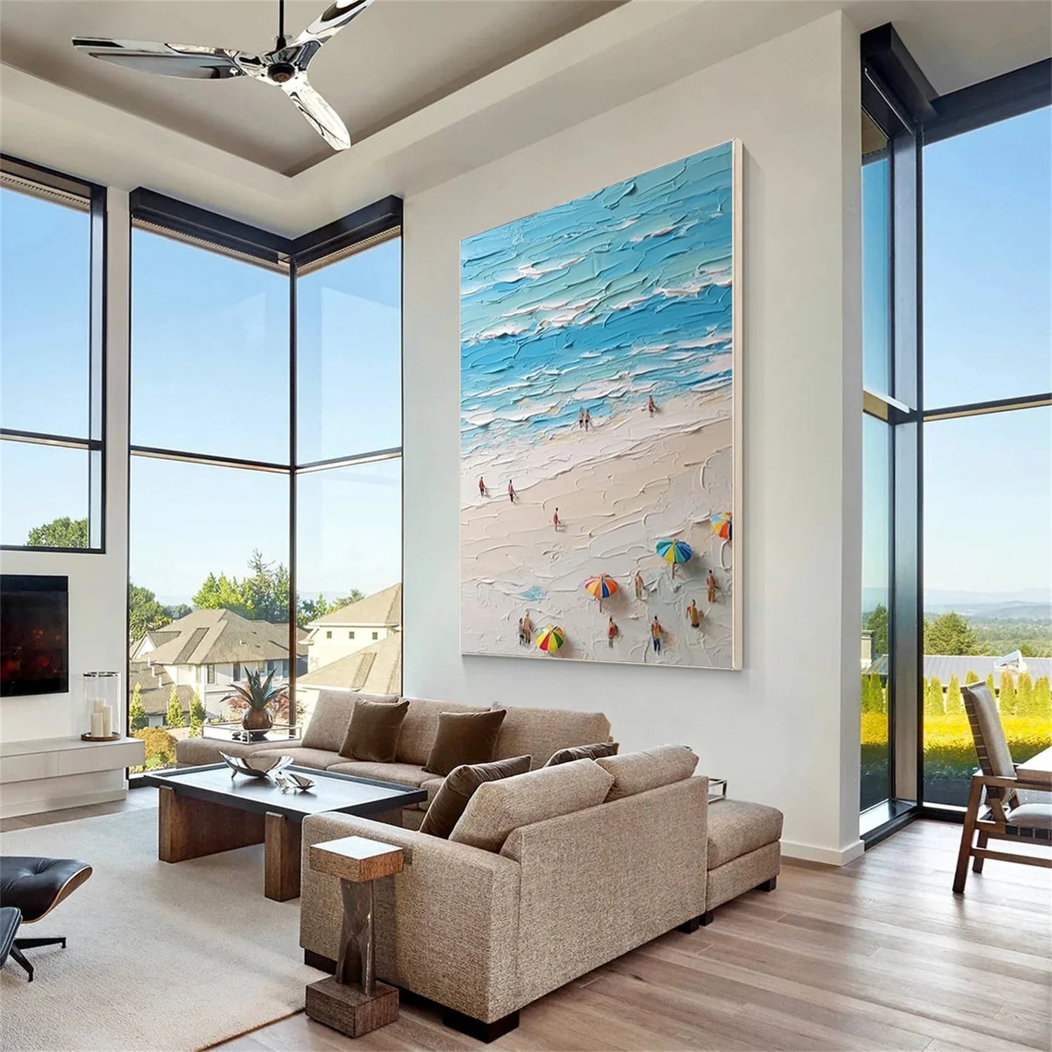 Swimming Sport_Textured Wall Art #AS031