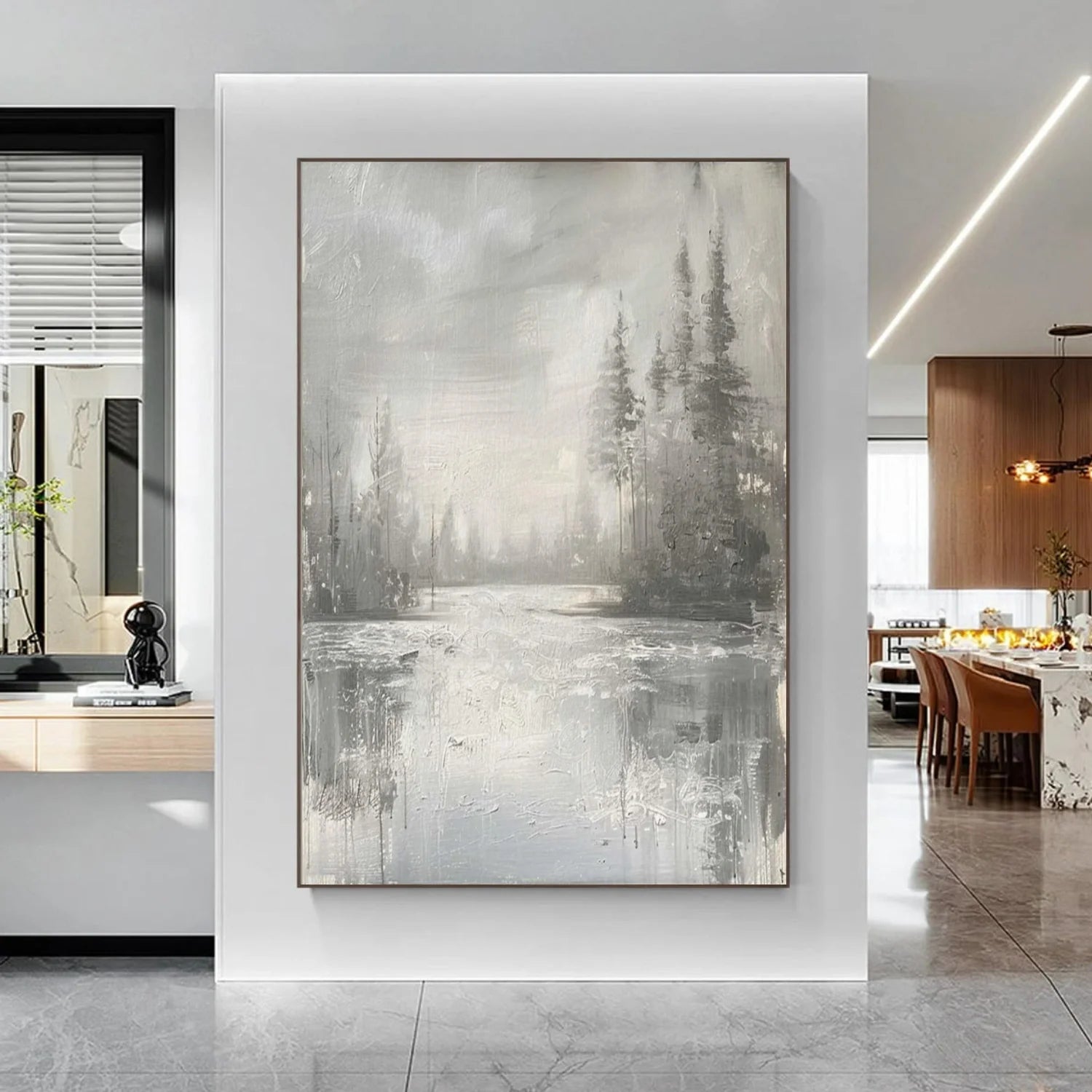 Flower & Tree Abstract_Wall Art #FT177