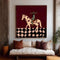 Modern Boho Cowboy Horse Art Print #MD226
