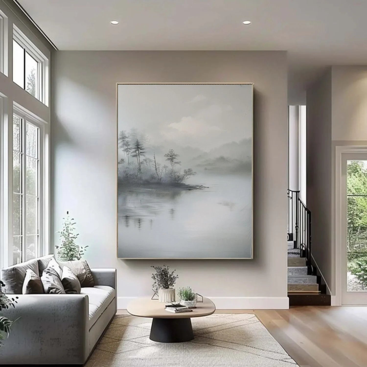 Flower & Tree Abstract_Wall Art #FT178