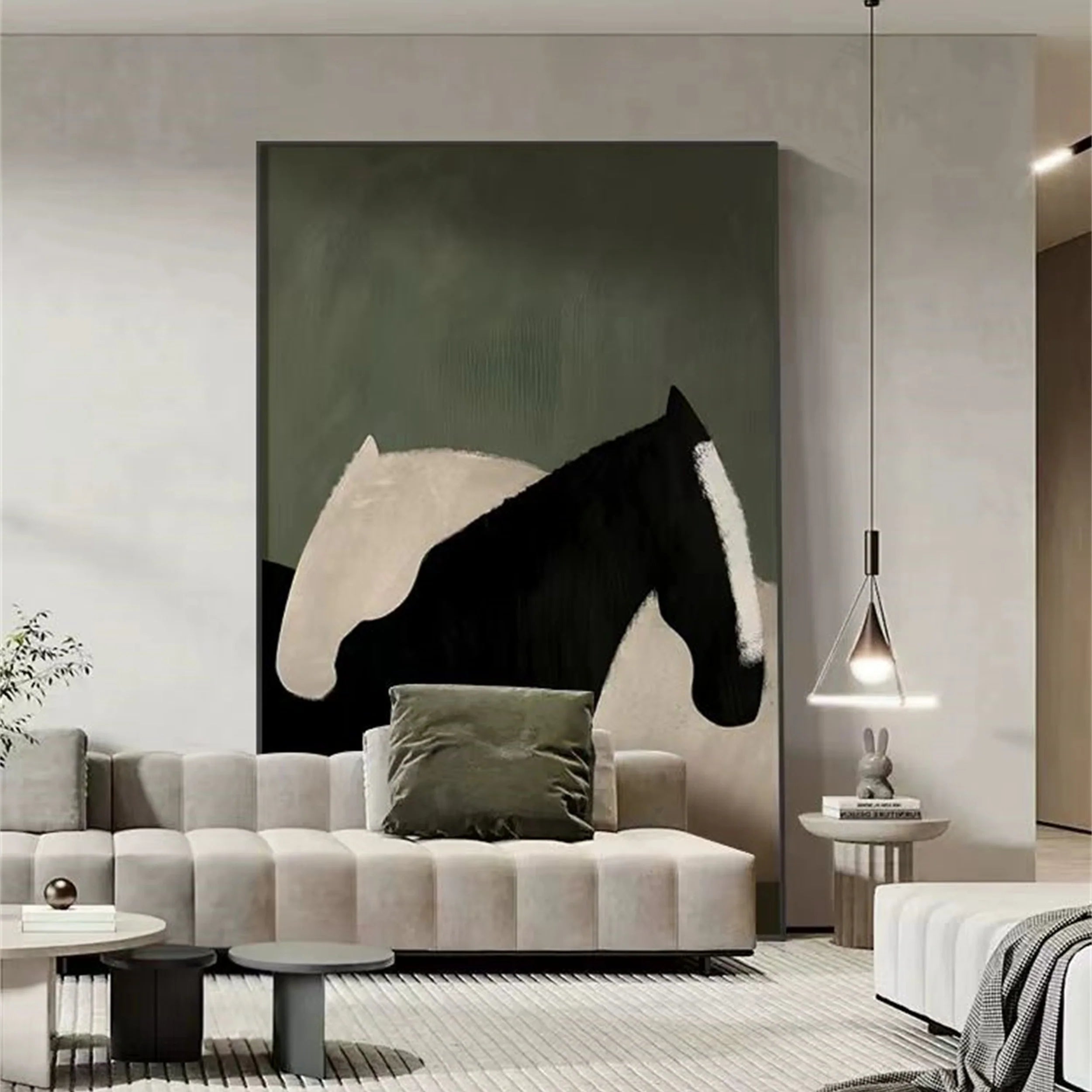Colorful Horse Abstract Animal Wall Art #AM033