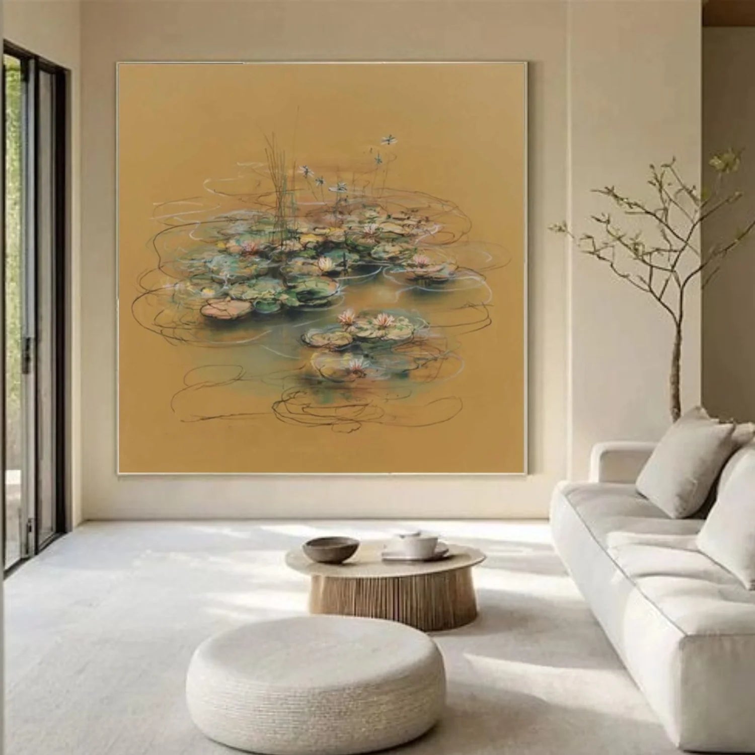 Flower & Tree Abstract_Wall Art #FT174