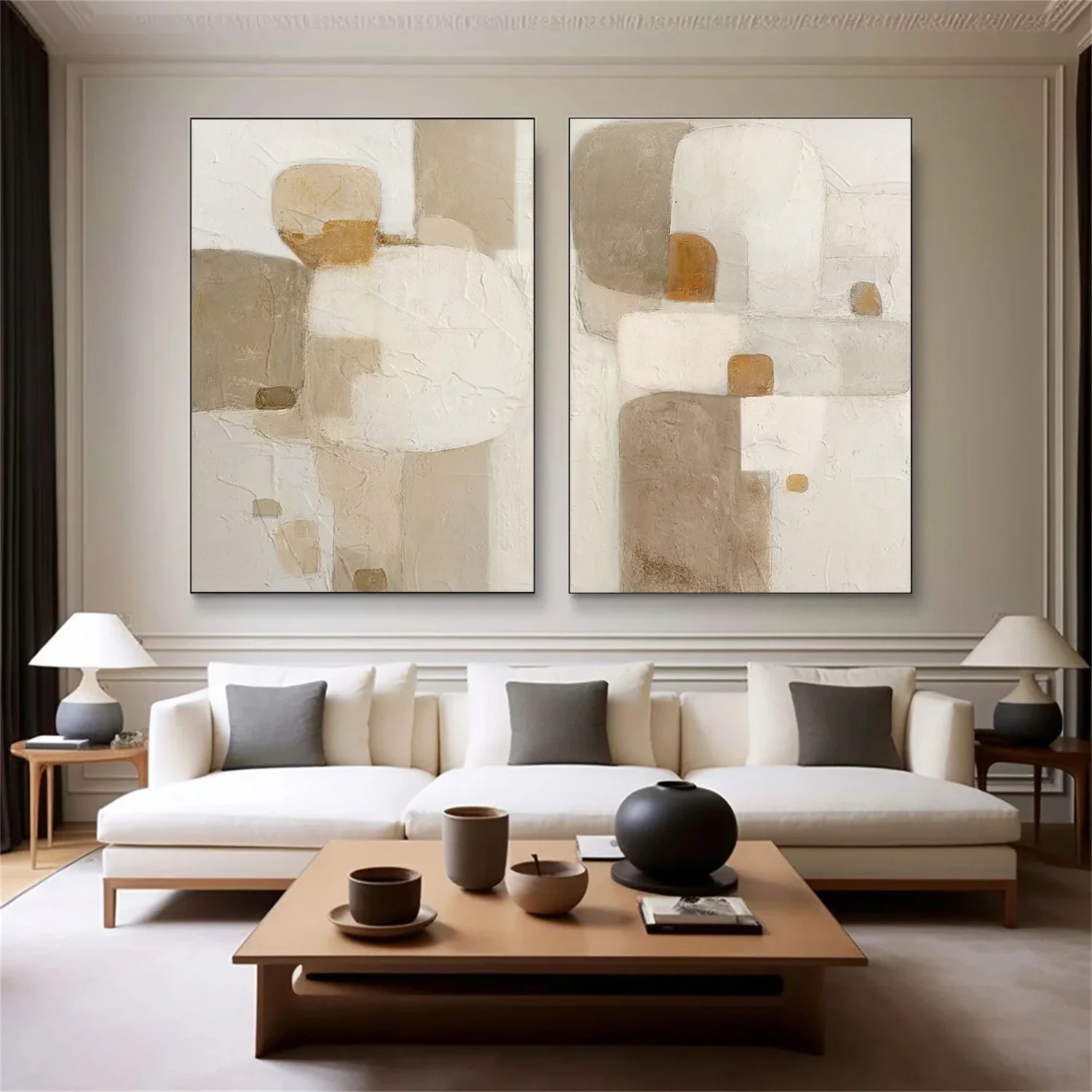 Wabi Sabi_Canvas Art Set of 2 #WA686