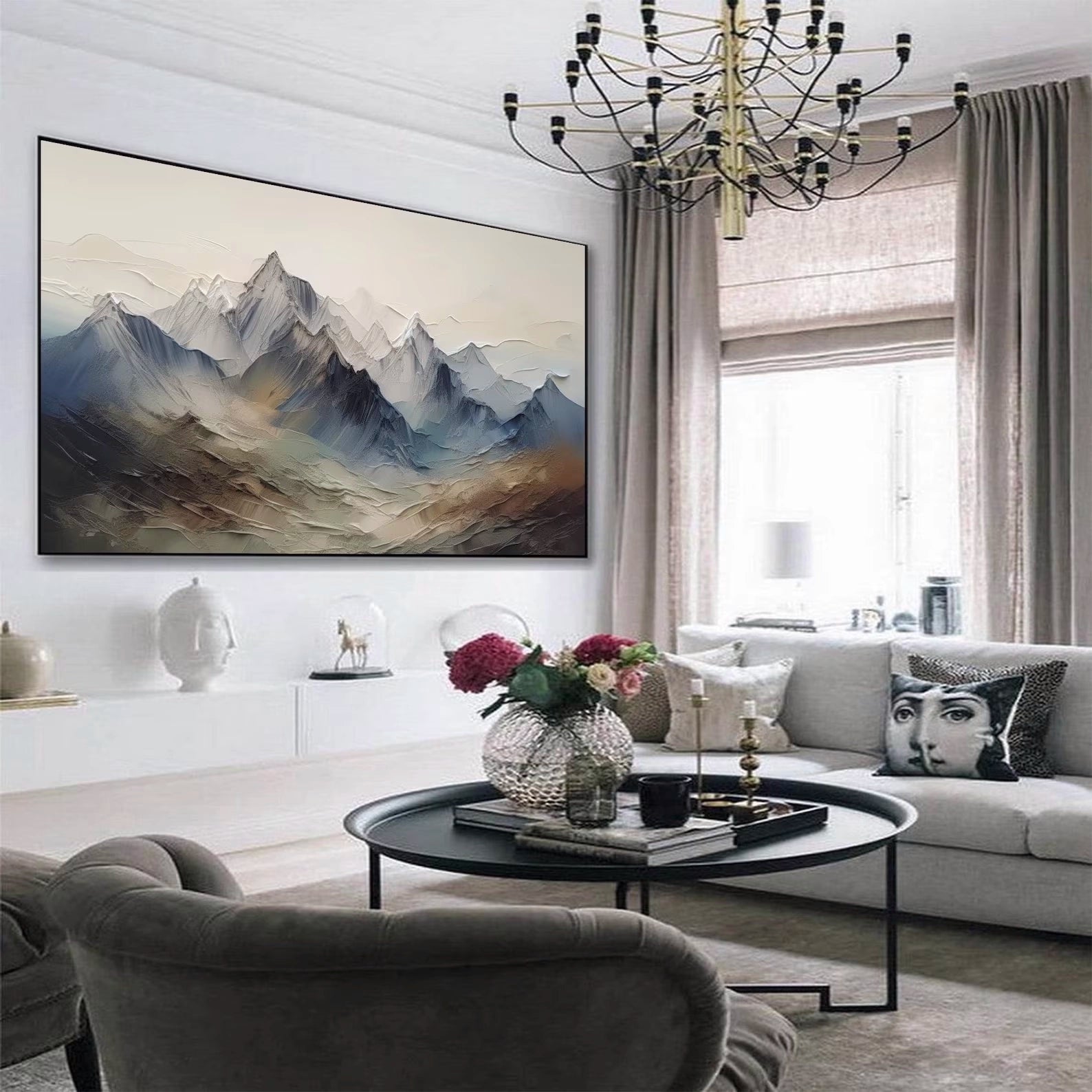 Modern Earthy Tone Wall Decor #FJ423