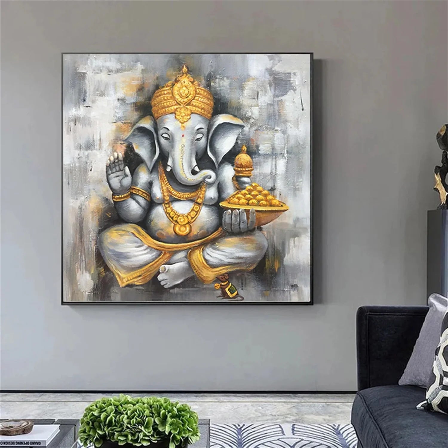 Colorful Abstract Animal Wall Art #AM060