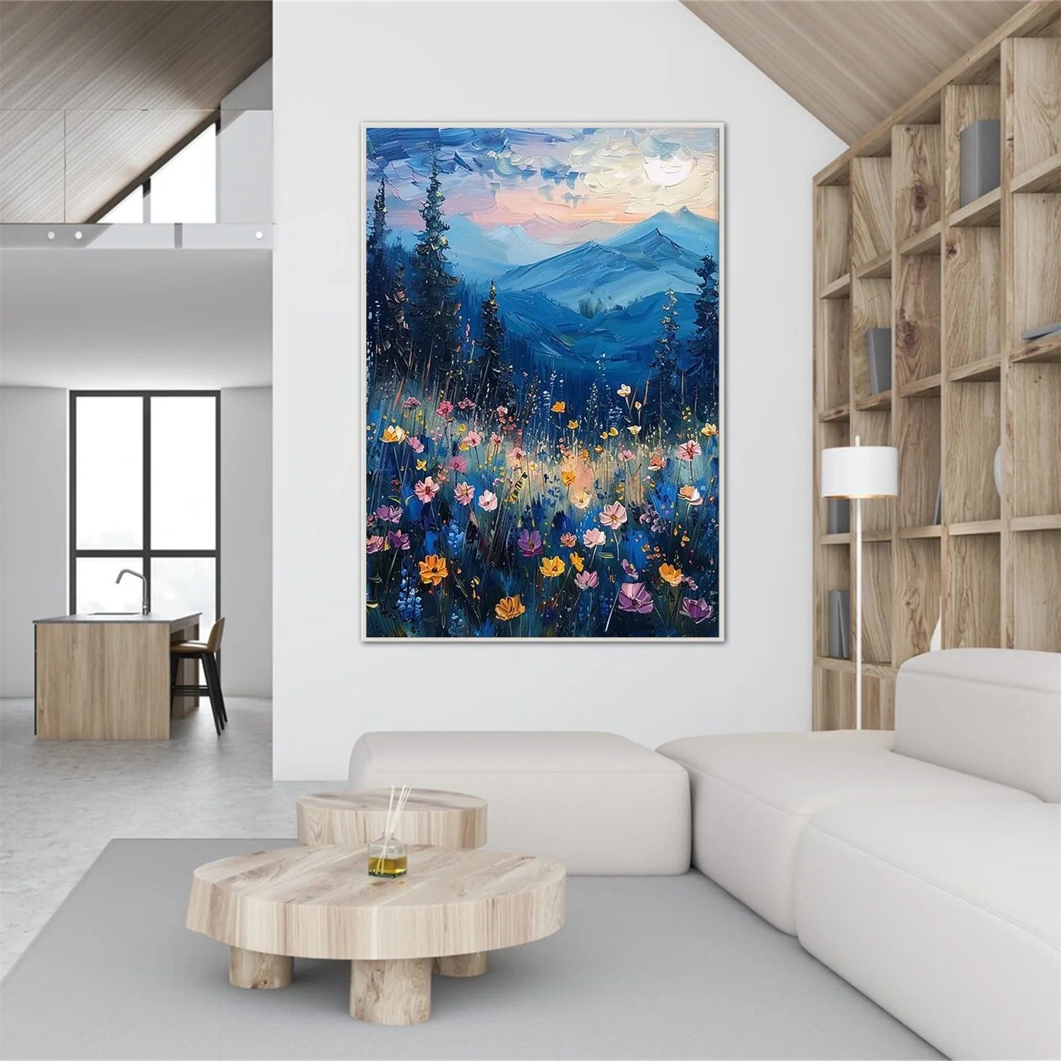 Flower & Tree Abstract Wall Art #FT119