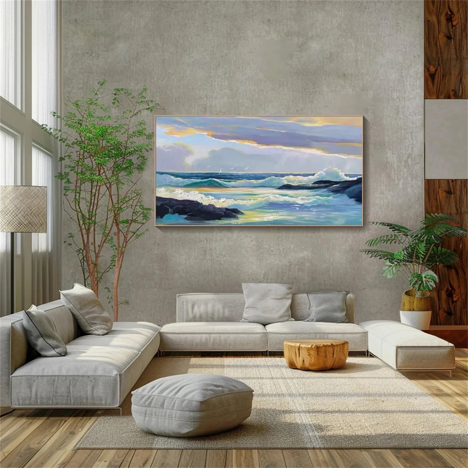 Sea & Sky Abstract_Wall Art #SK158