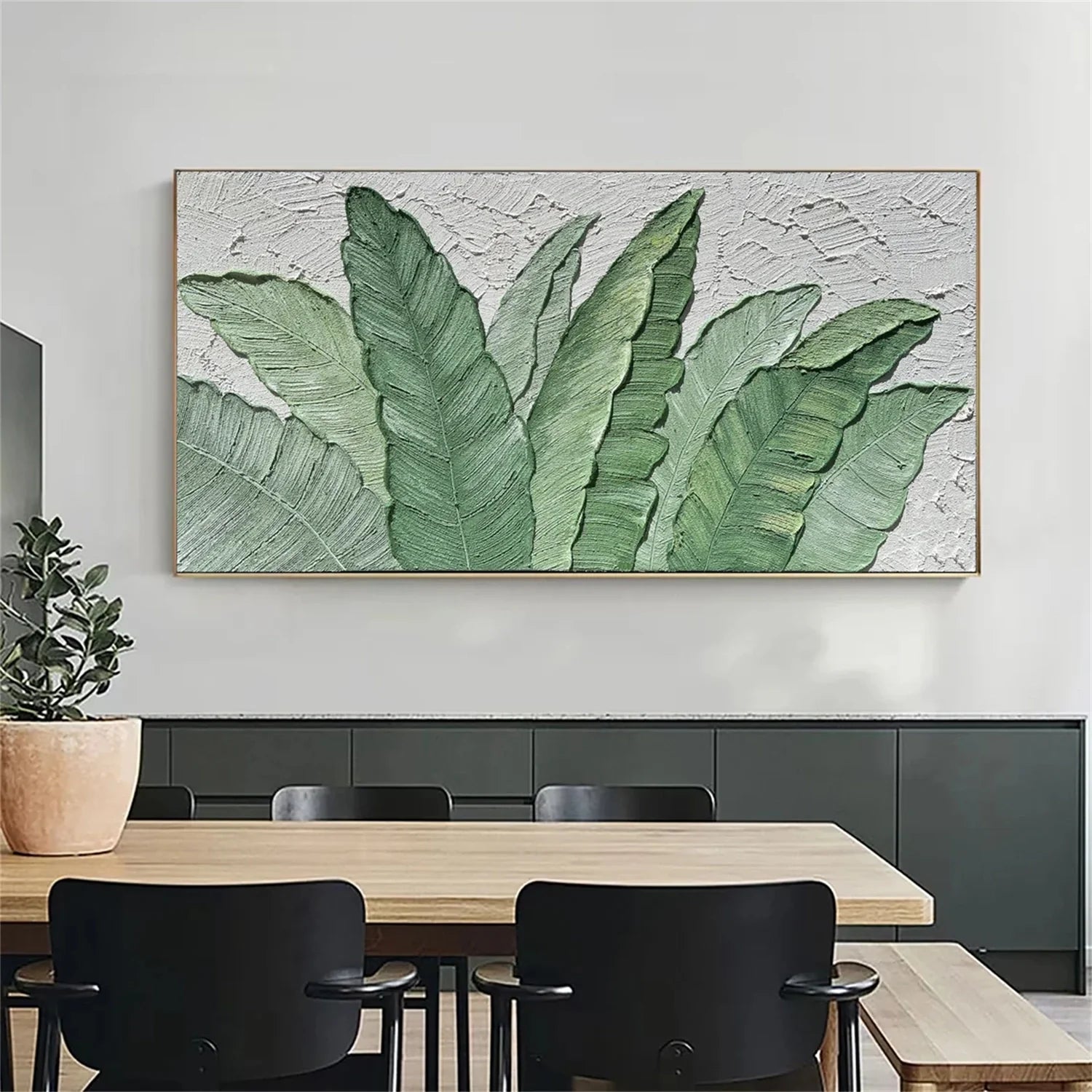 Colorful Flower & Tree Abstract  Wall Art #FT054