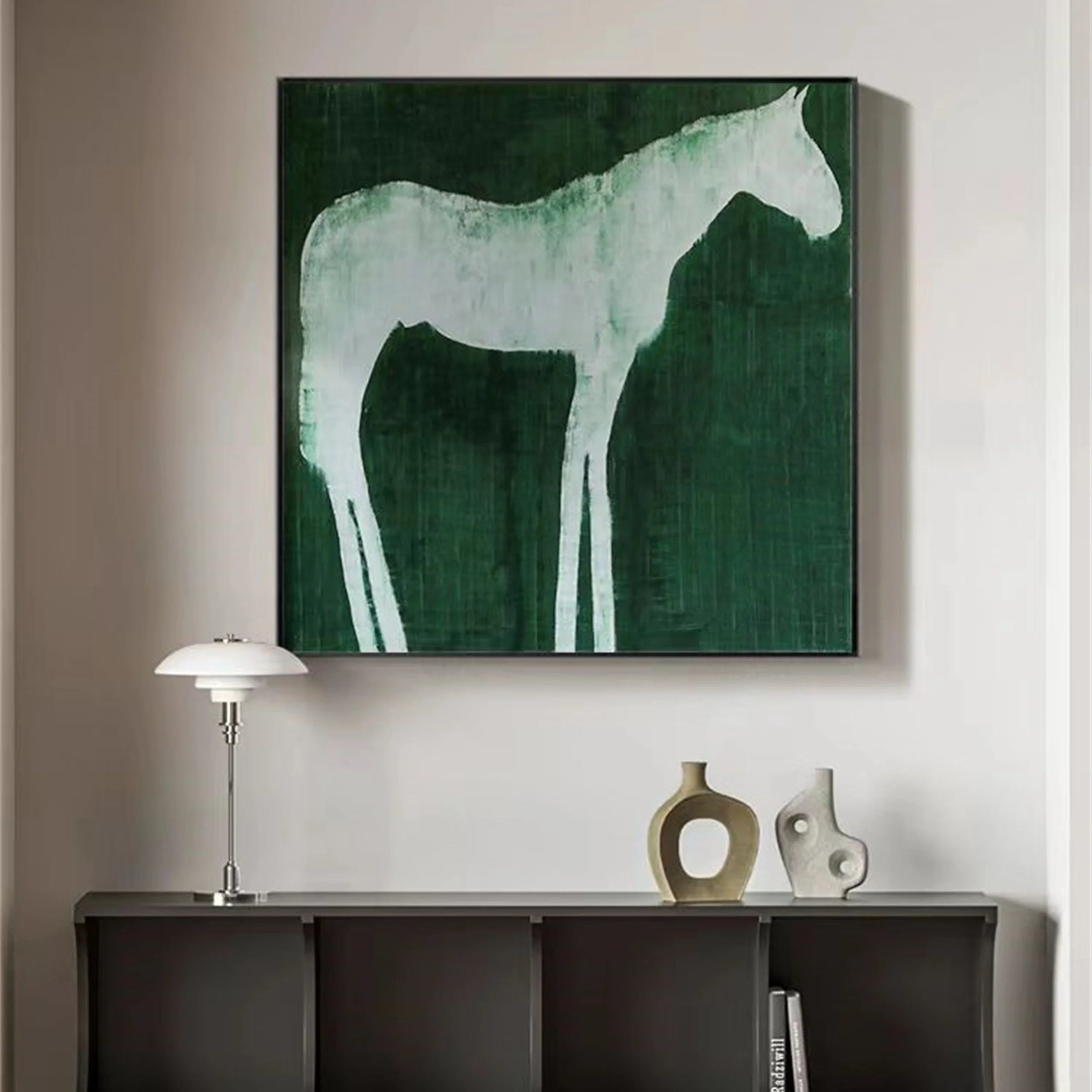 Colorful Horse Abstract Animal Wall Art #AM034