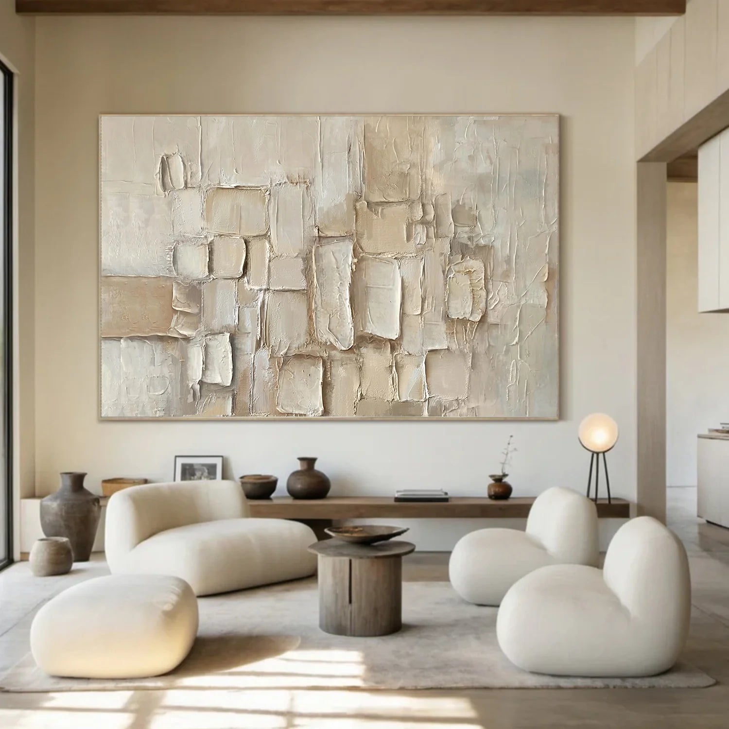 Abstract_Textured Canvas Art #WA819