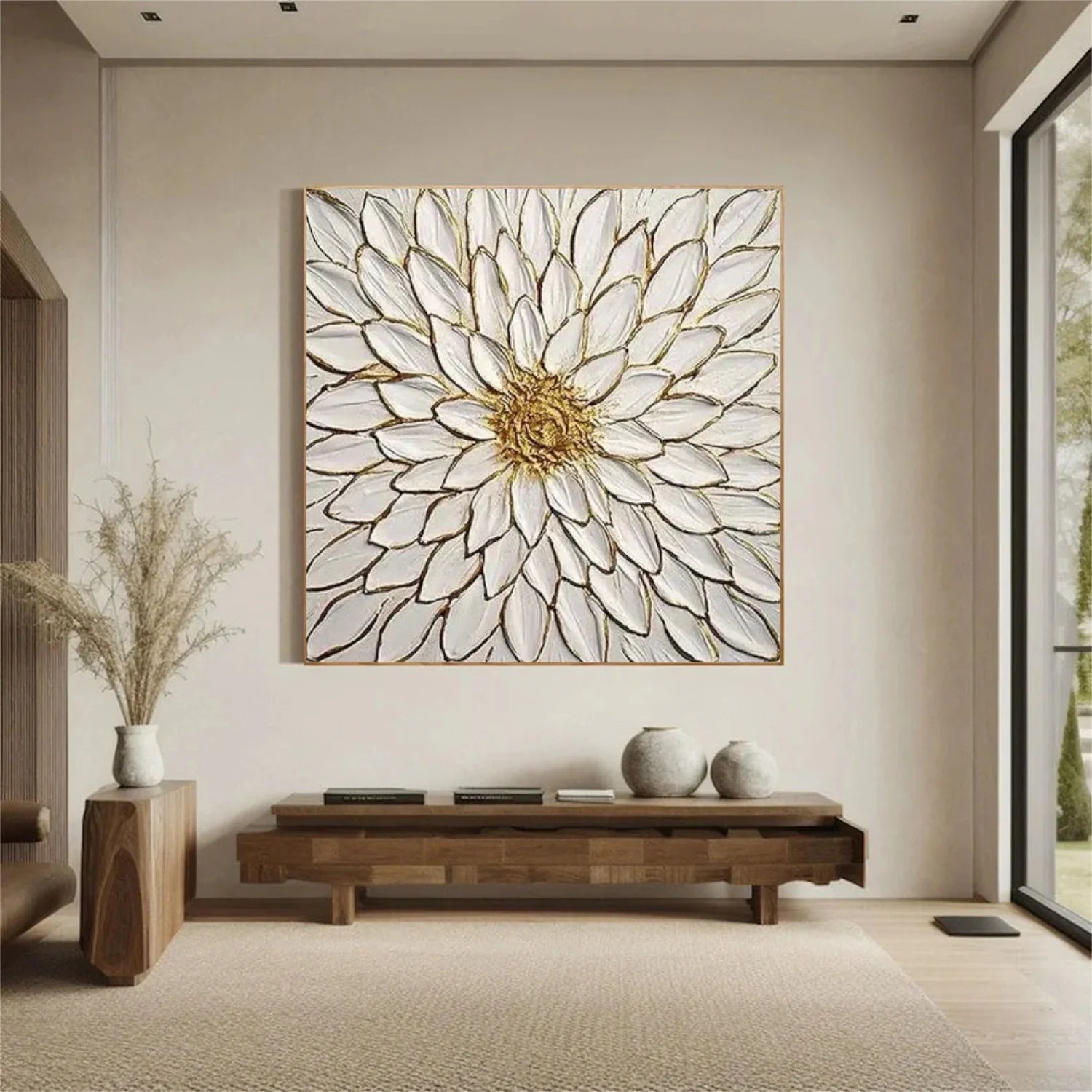 Flower & Tree Abstract Wall Art #FT143